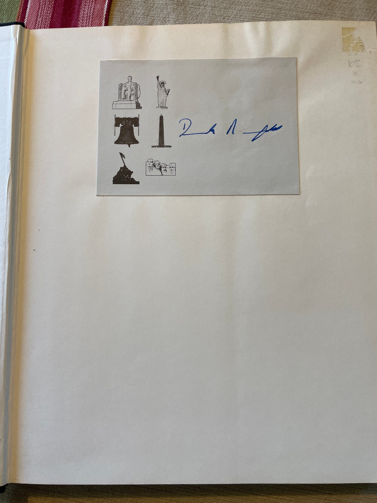 SIGNED Autograph by Donald Rumsfeld in book “People and Power” 1985 HC