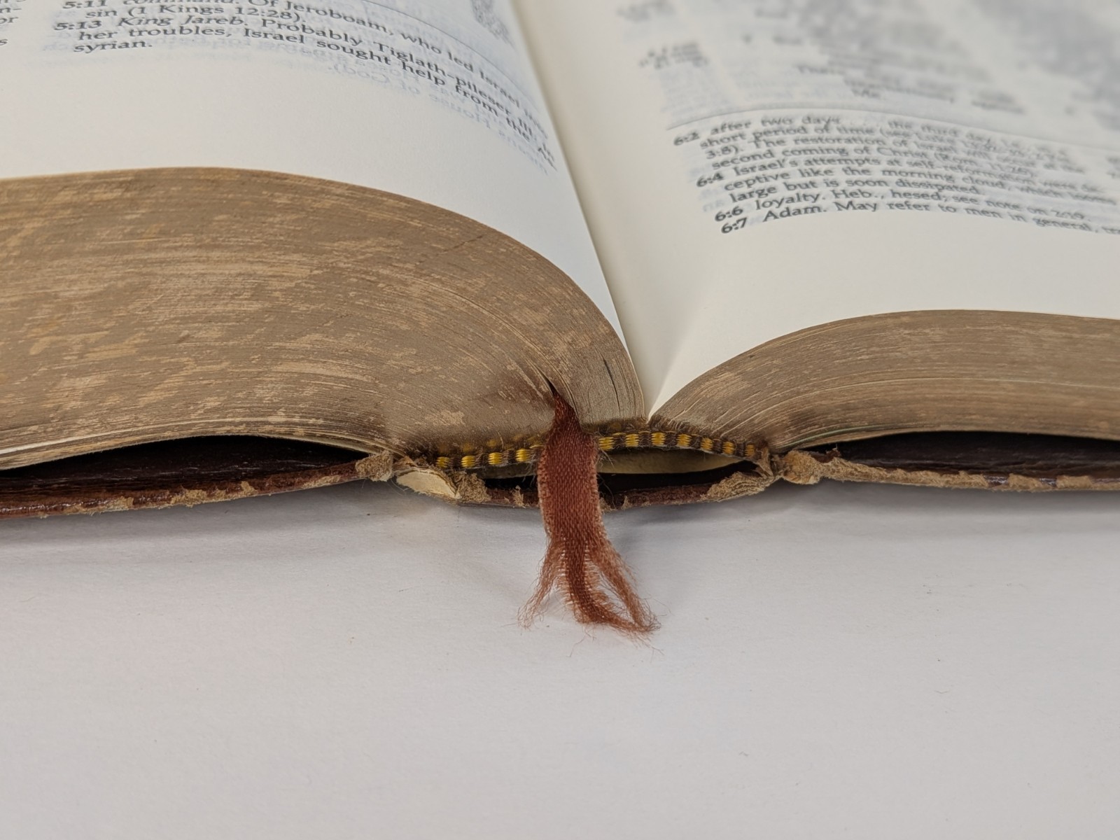 BISON GRAIN!✝️Vntg Ryrie Study Bible NASB 1978 Red Letter Moody Press Tab Index