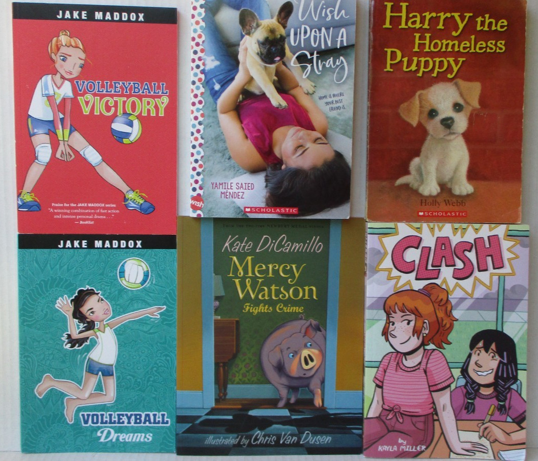 Lot of 40+ Chapter Paperback Books for GIRLS Youth Young Adult Children RANDOM