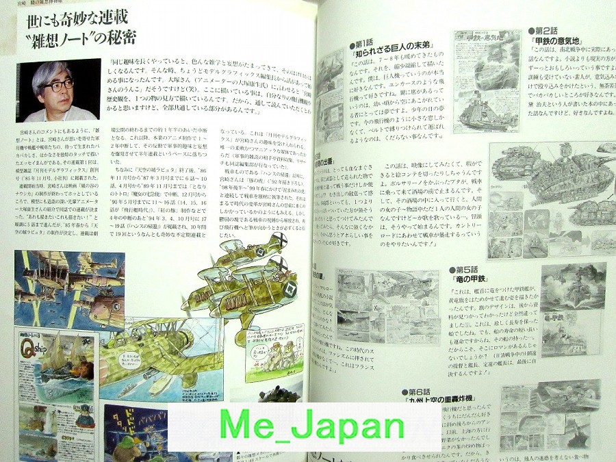 Porco Rosso – Hayao Miyazaki Illustrations /Japanese Studio Ghibli Art Book