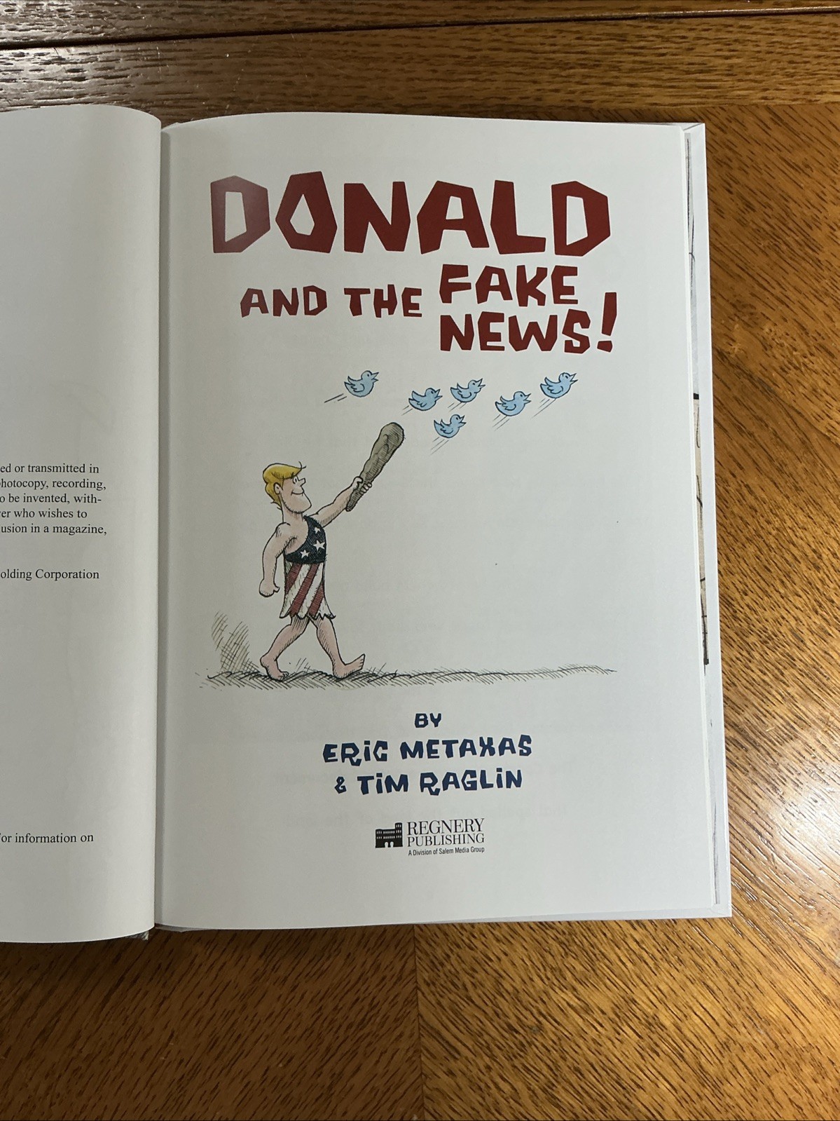 A Donald The Caveman Set:Donald Drains The Swamp, Builds The Wall, The Fake News