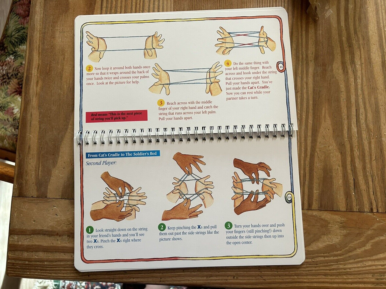 Cat’s Cradle: A Book of String Figures, by Anne Akers Johnson 1993 (NO STRINGS)