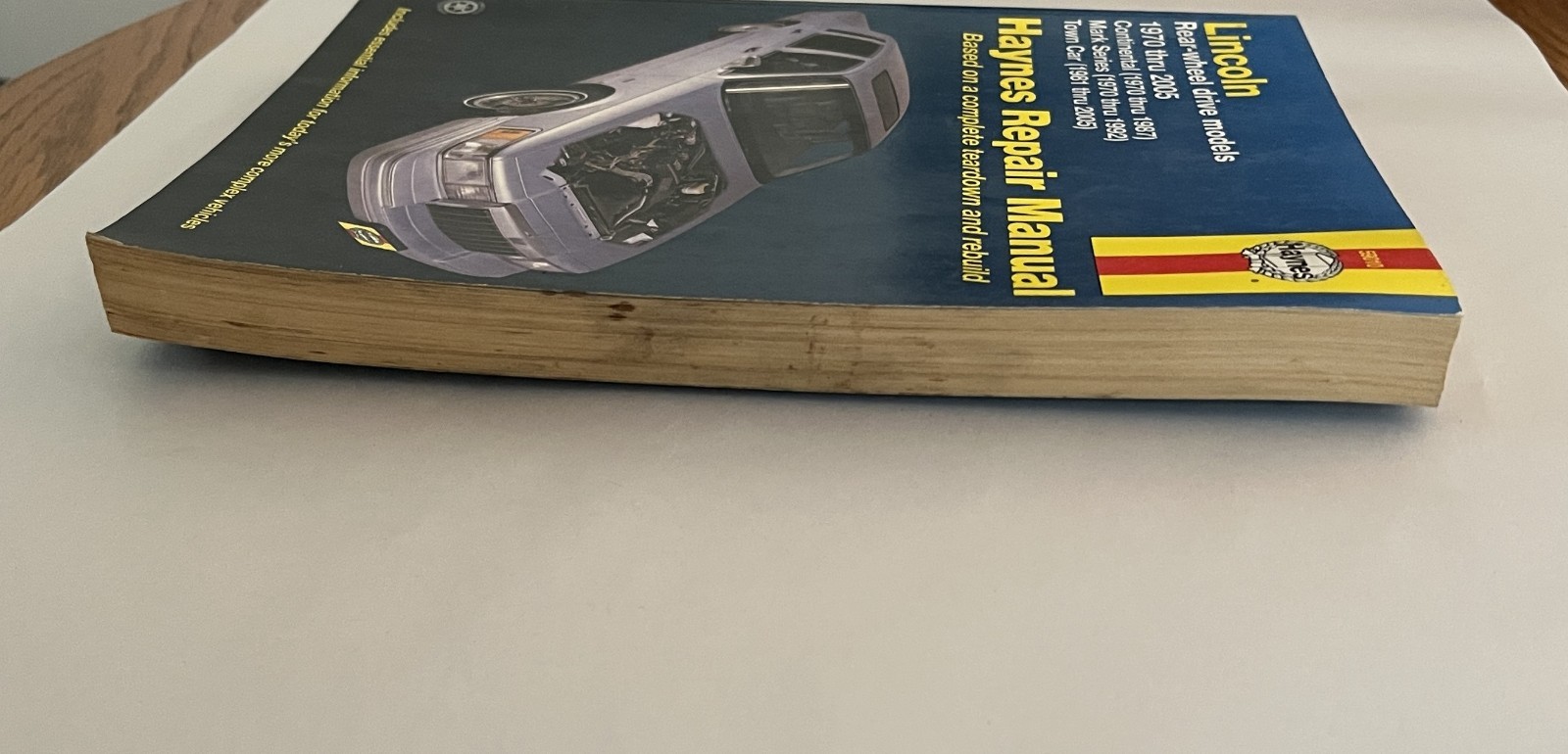 Lincoln Haynes Repair Manual 1970 Thru 2005 Rear Wheel Drive #59010