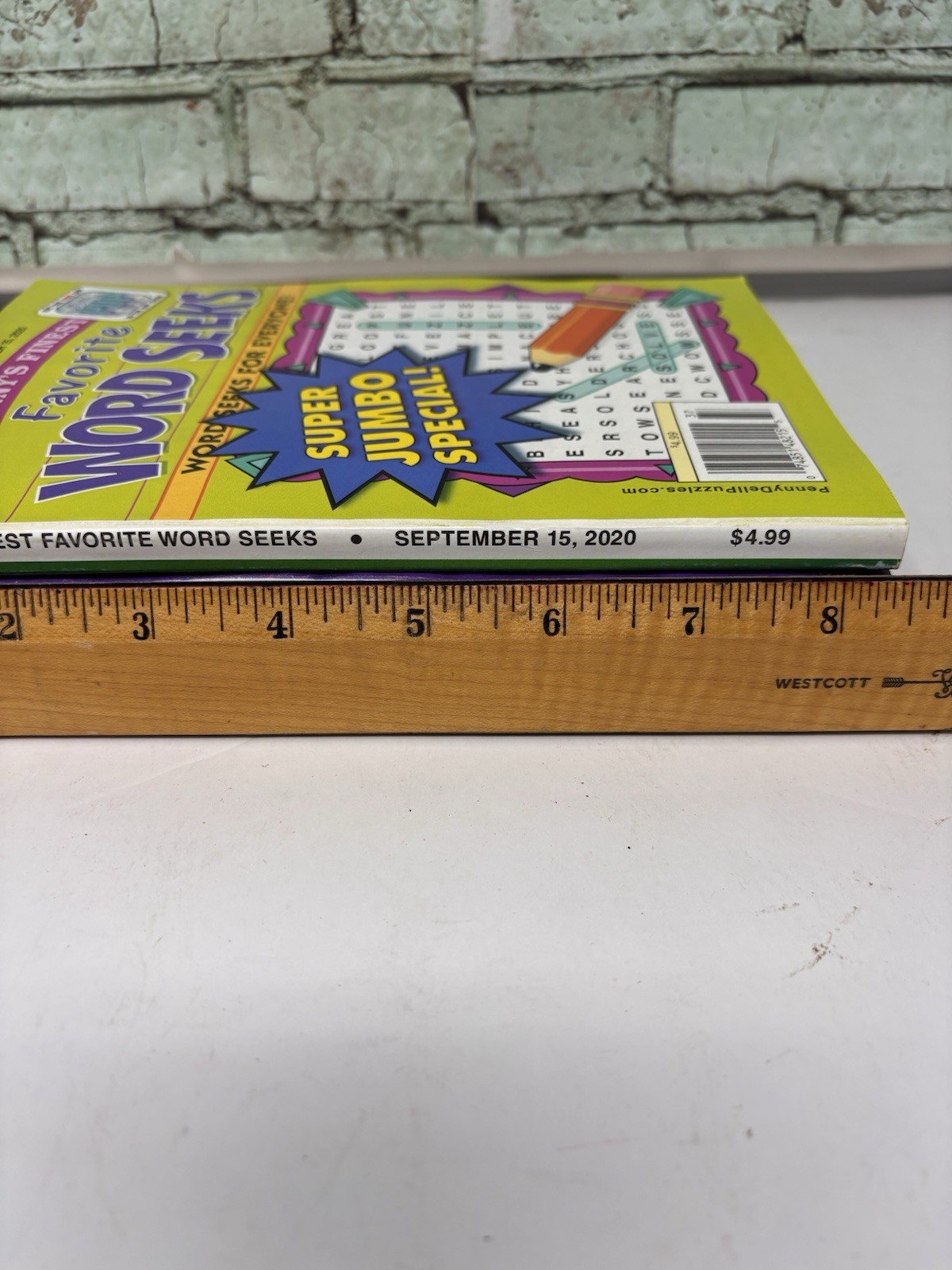 Lot of 5 Dell Penny Press Kappa Word Search Find Puzzle Books Jumbo,Tick Tock