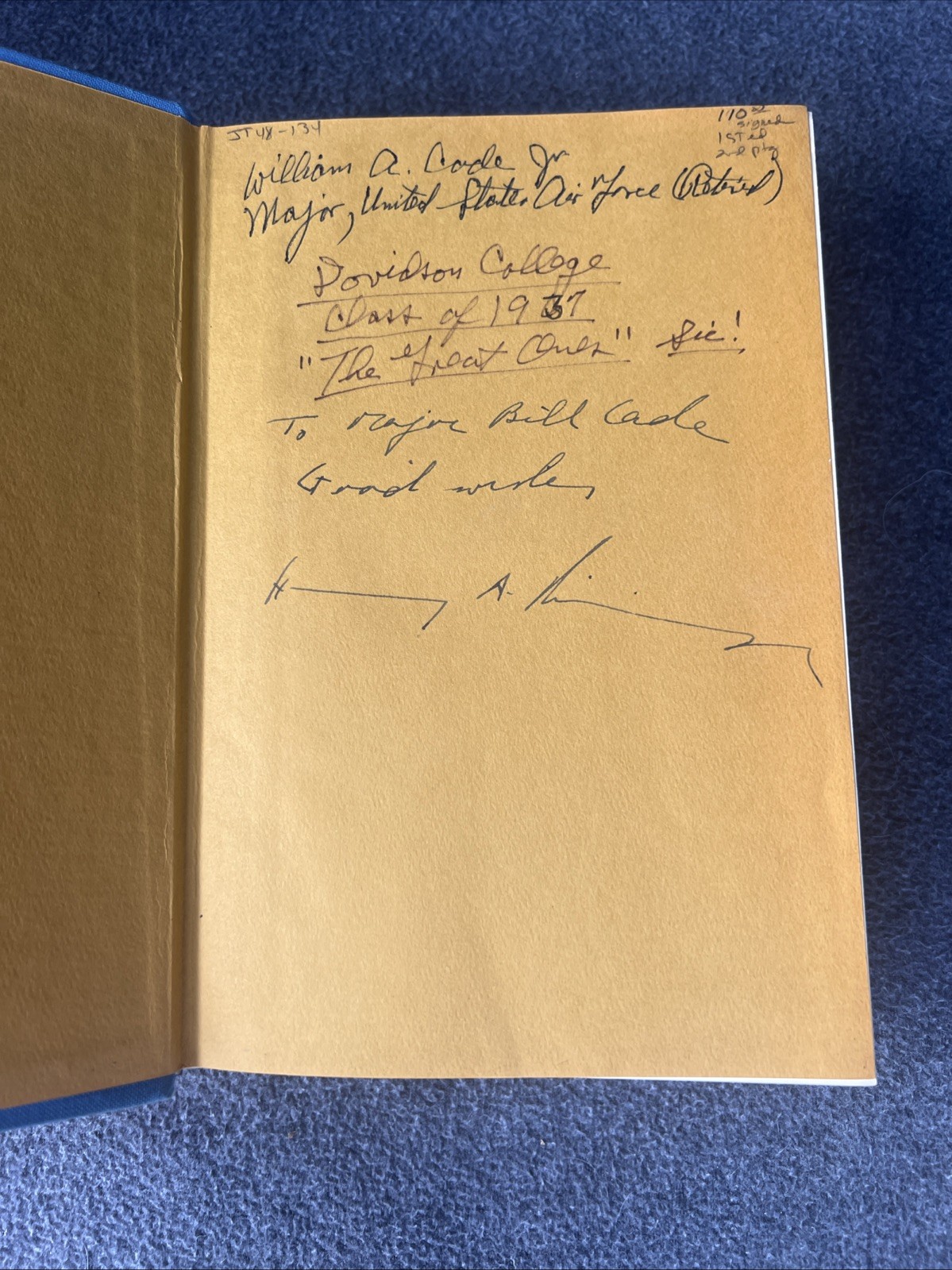 Signed 1st Ed 2nd Print | White House Years by Henry Kissinger | Hardcover