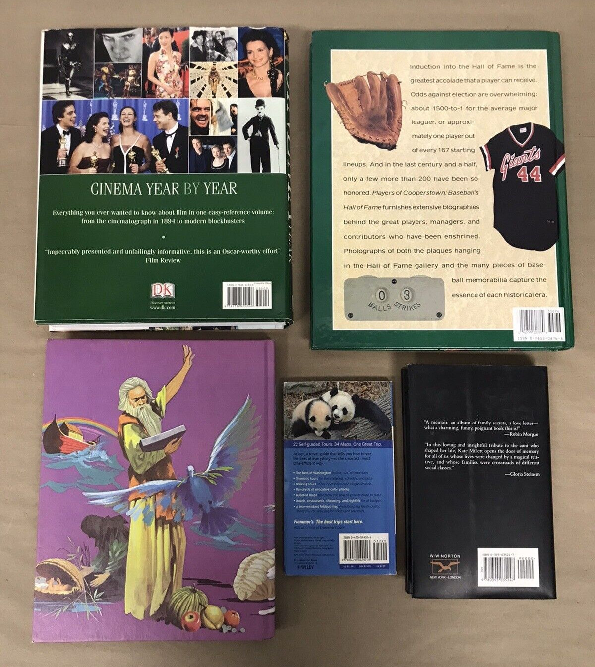Vintage 16pc Book Lot Film Education History Biographies Novels & More
