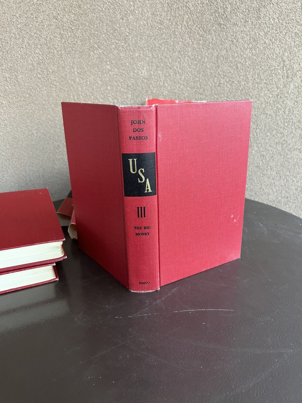 USA Trilogy by John Dos Passos; The 42nd Parallel; 1919; The Big Money 1960 HCDC