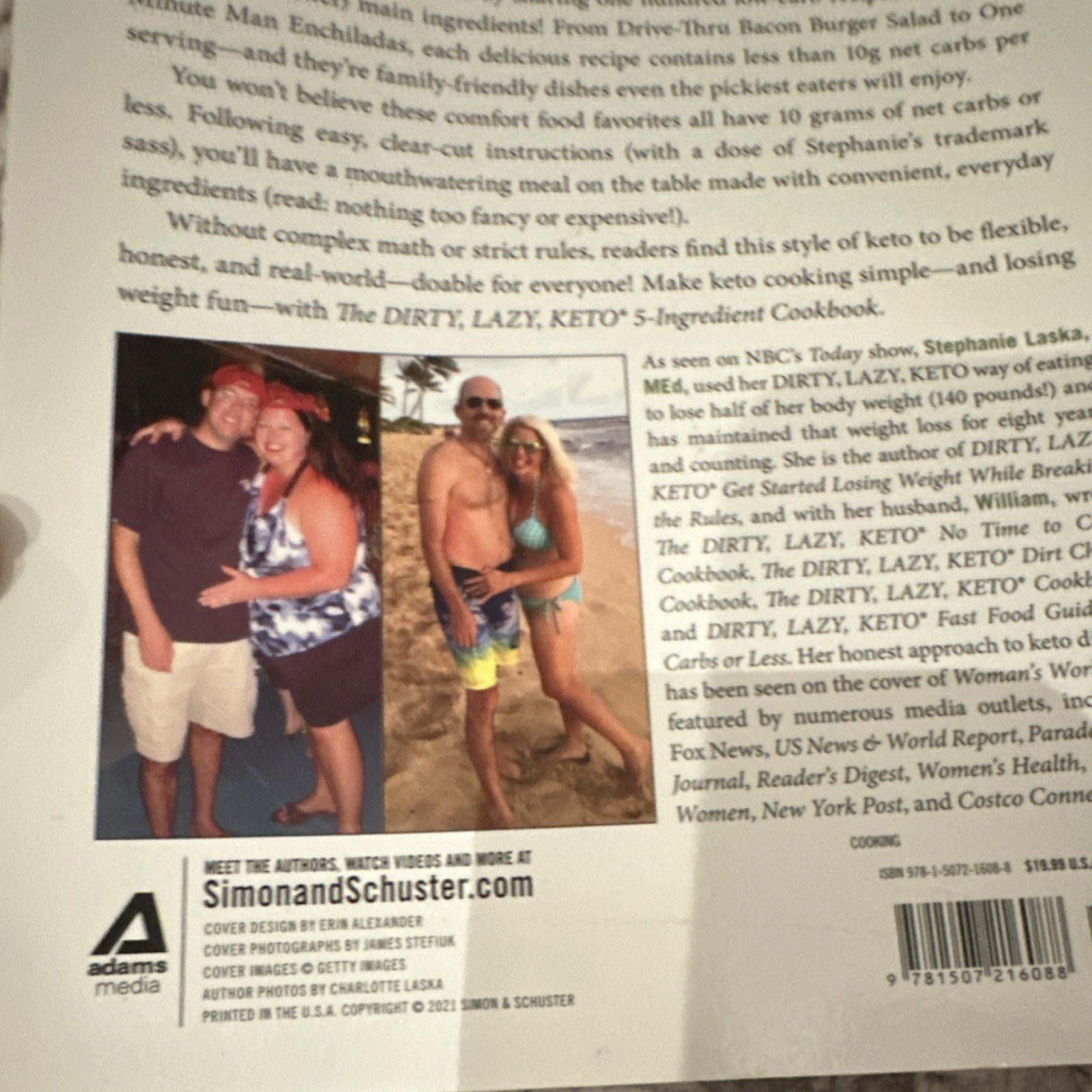 The DIRTY, LAZY, KETO 5-Ingredient Cookbook Laska Paperback 2021 Illustrated
