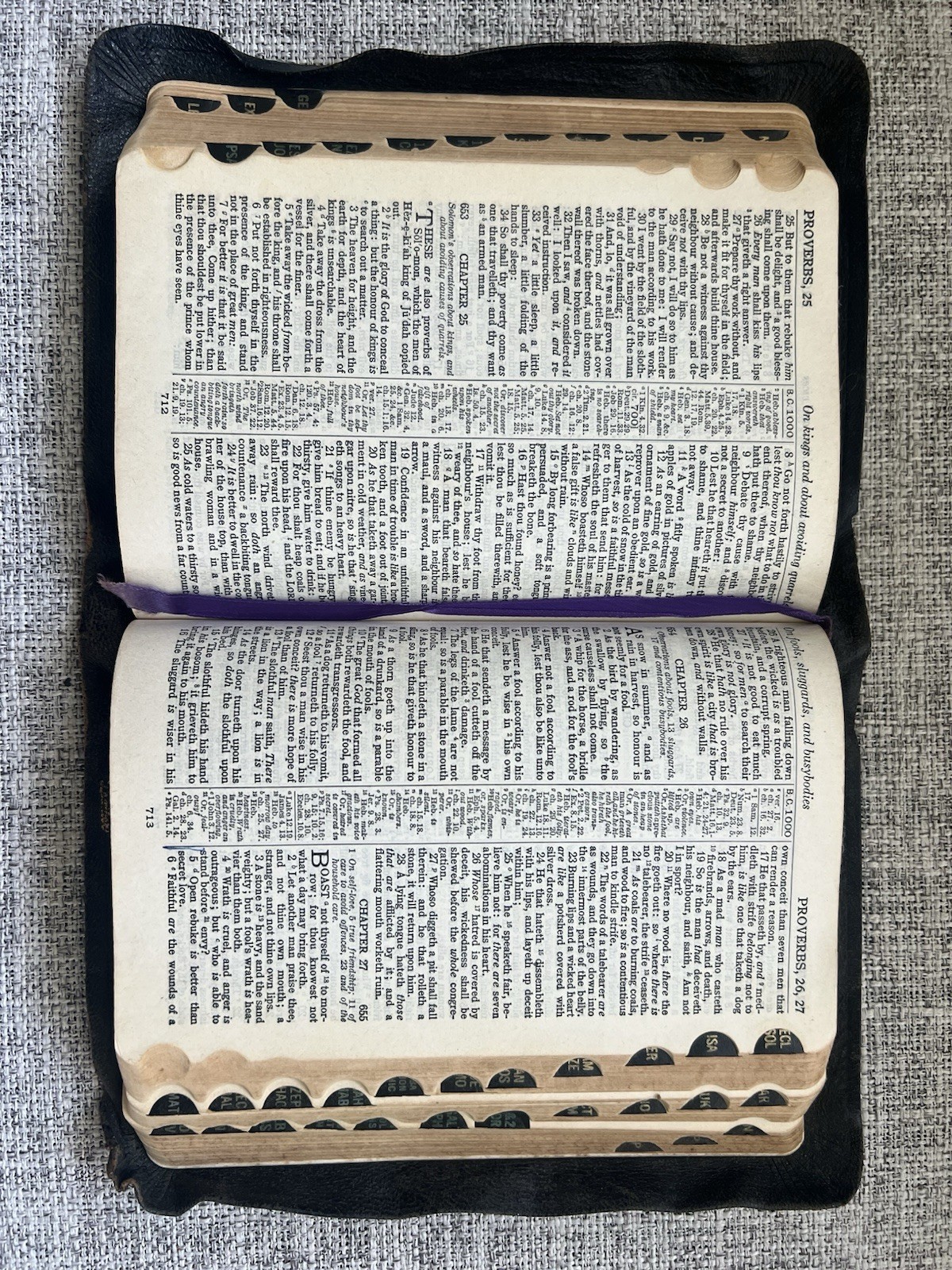 National Bible Press Holy Bible ☆ Old And New Testament Pronouncing Red Letter