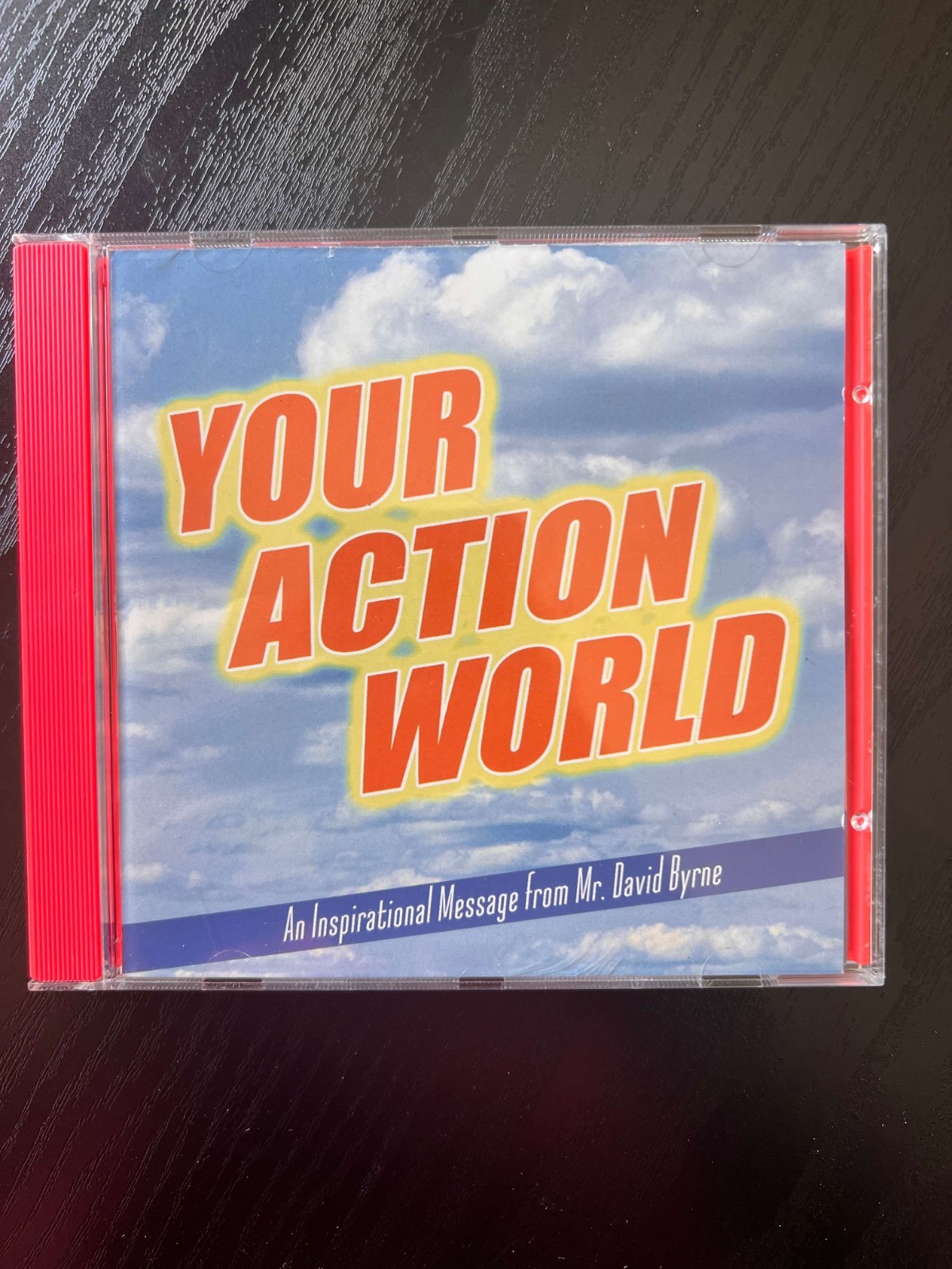 David Byrne 1998 Your Action World Book COMPLETE + CD + Provenance Postcard Rare