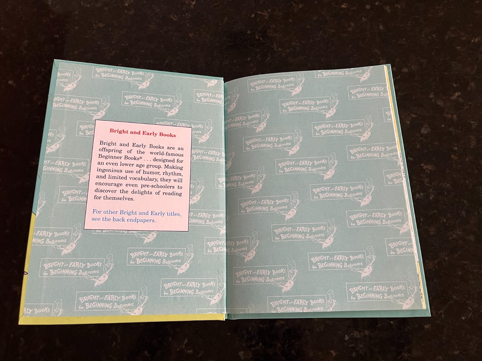 Dr Seuss Book of Animals Beginner Book Hardcover 6.75″ x 9.25″ #2