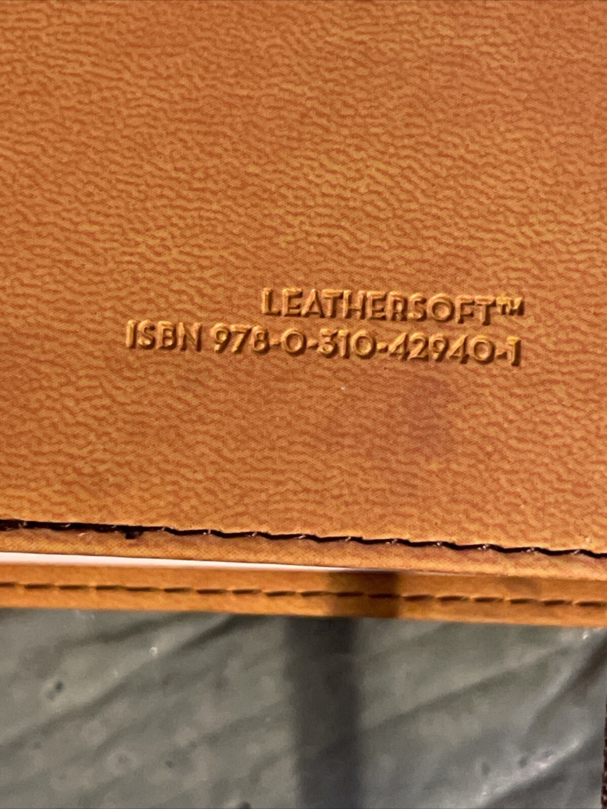 NIV Bible Large Print DuoTone Leather Soft