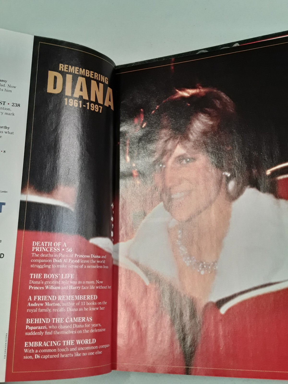 Princess Diana magazine bundle 1997 4 titles death tributes memorials G+ 240229