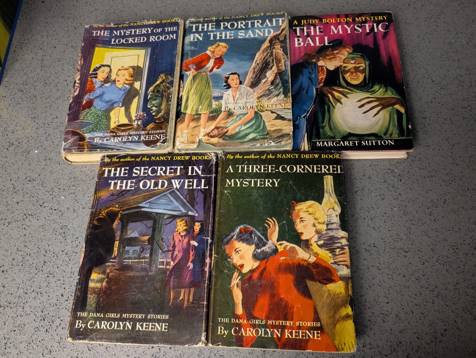 10 Judy Bolton & Dana Girls Mysteries Vintage Hardcovers Grosset Dunlap 1930s