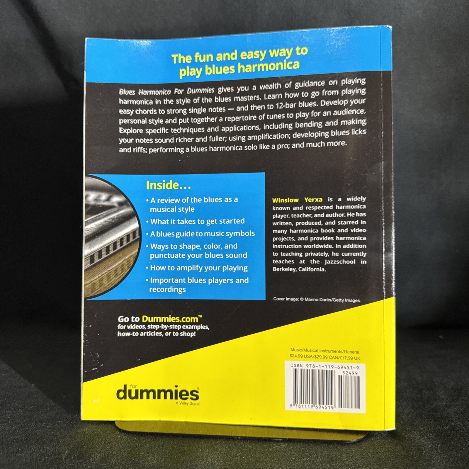 Blues Harmonica for Dummies by Winslow Yerxa (2020, Trade Paperback)