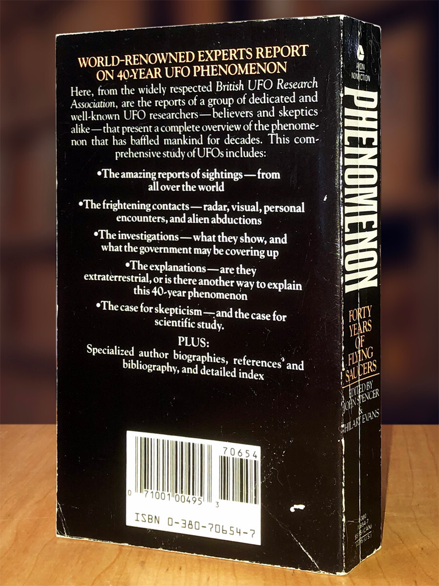 Phenomenon: Forty Years of Flying Saucers by John Spencer and Hilary Evans
