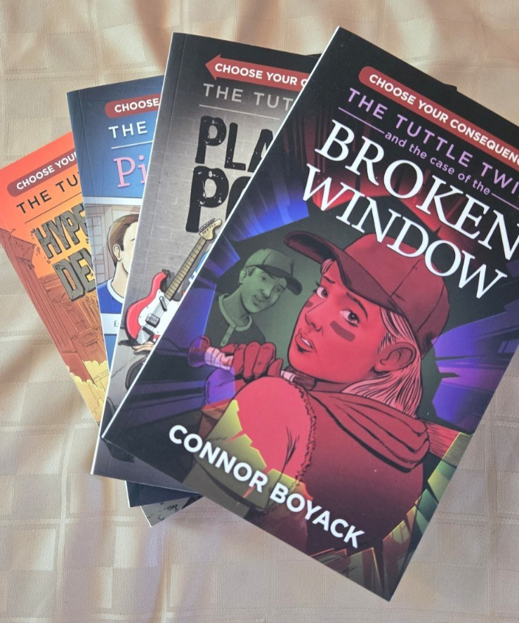 Set of 4 Tuttle Twins Choose Your Consequence Paperback Set Connor Boyack * NEW