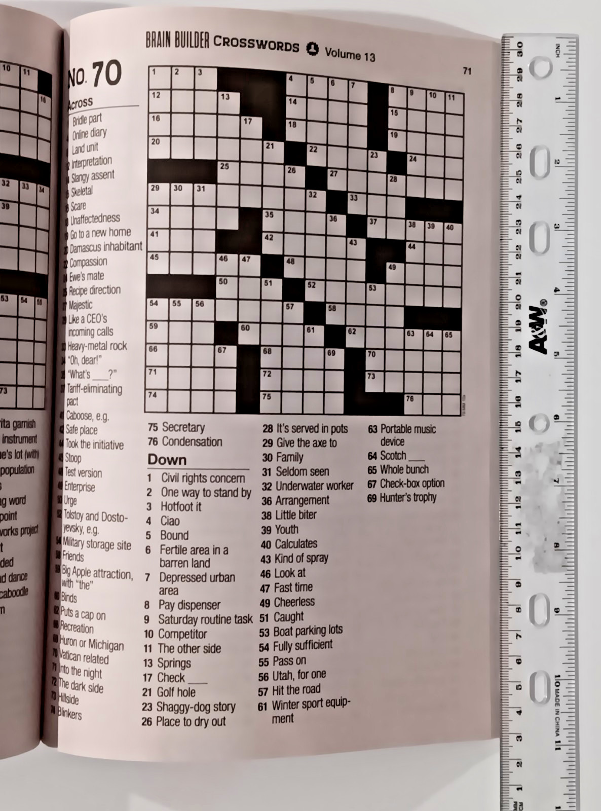 Lot of 6 Crossword Puzzle Books Kappa Dreamtivity Bendon Parragon Small-LG Print