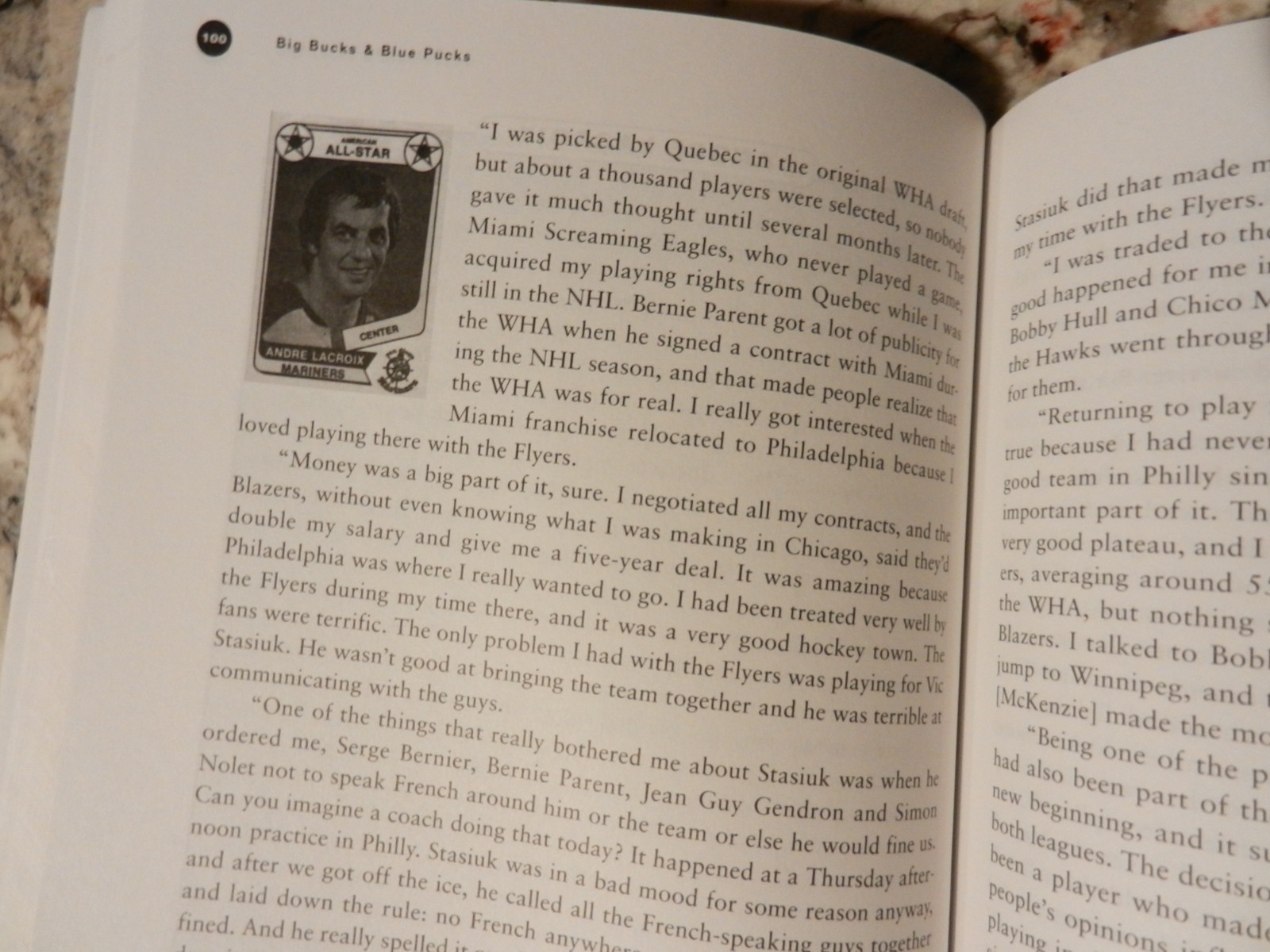 BIG BUCKS & BLUE PUCKS 1997 book WORLD HOCKY ASSOCIATION Murray Greig WHA