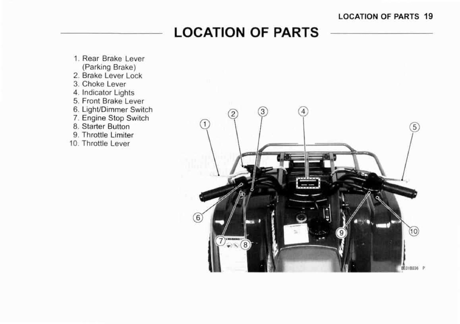 KAWASAKI Bayou 250 Owners Manual 2006 – STEEL WIRE BOUND – PROTECTIVE COVERS