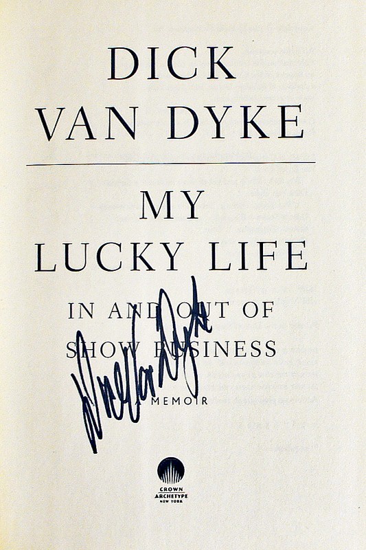 DICK VAN DYKE SIGNED My Lucky Life, 1st/1st JSA CERTIFIED, Unread Condition (15)