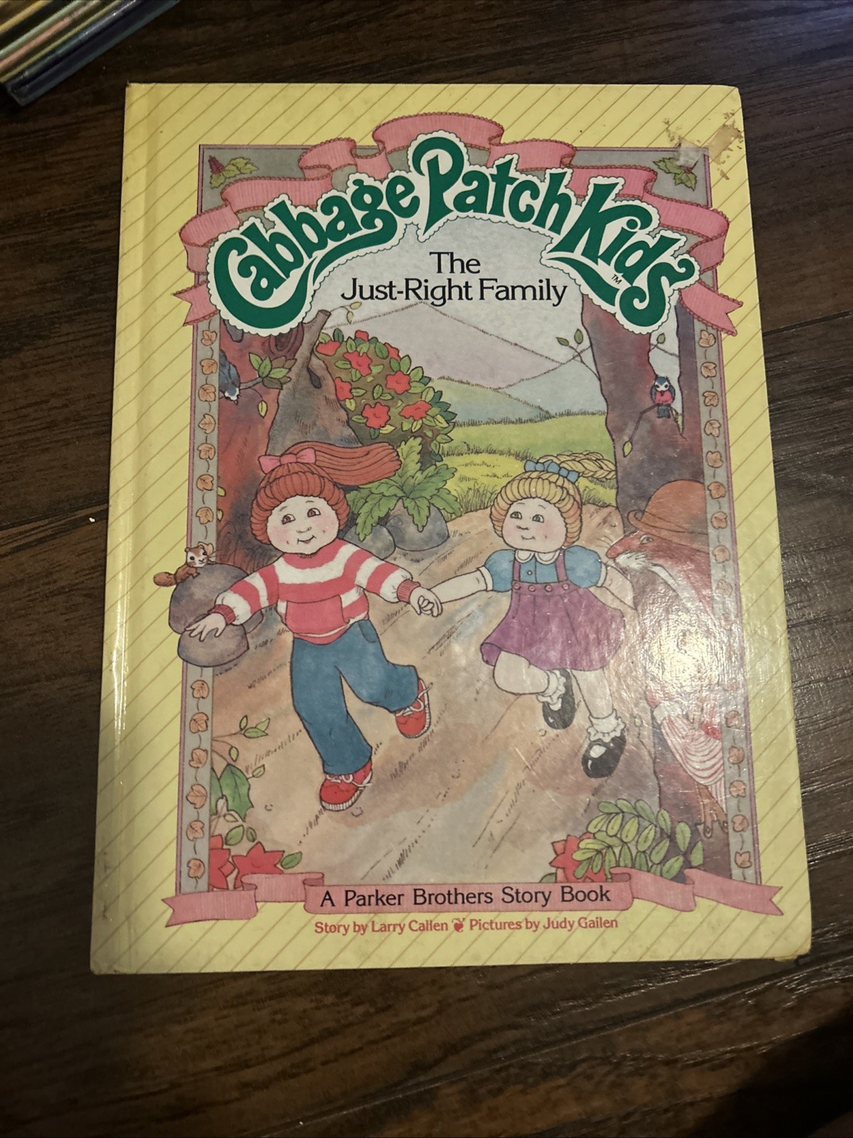 Cabbage Patch Kids The Just Right Family Larry Callen Parker Brothers HC 1984