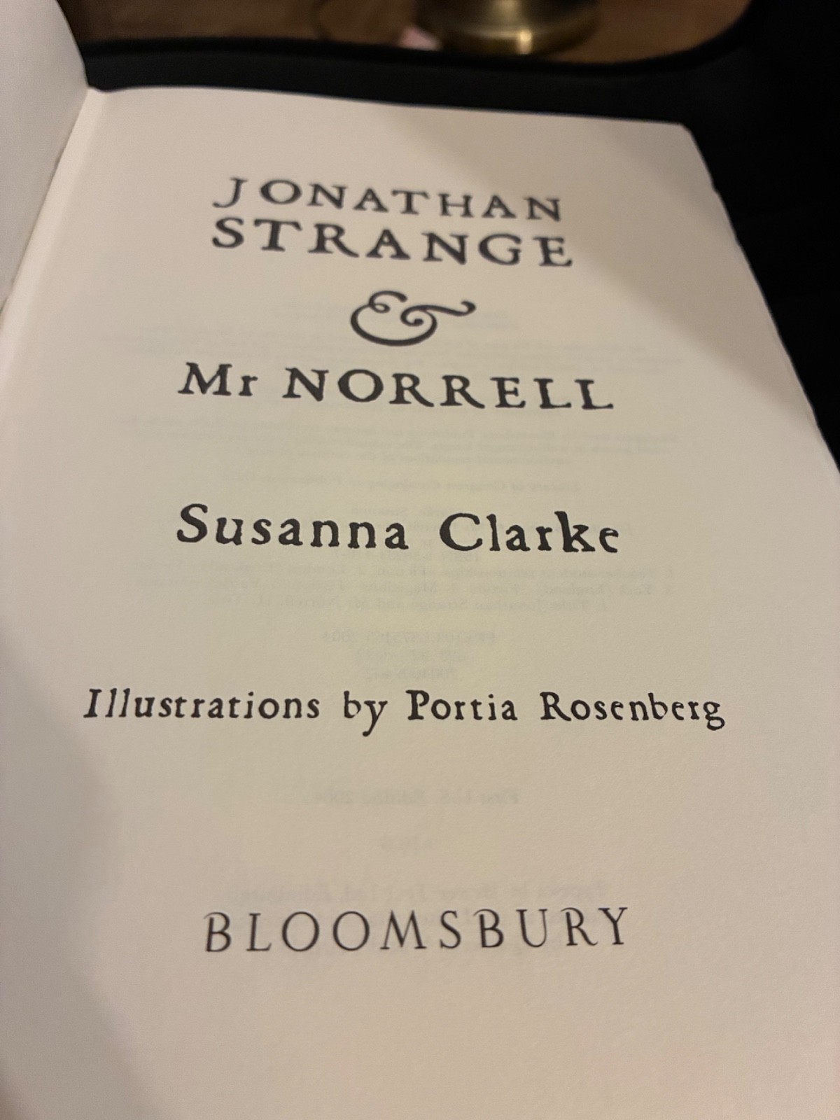 Jonathan Strange & Mr Norrell Susanna Clarke Hardcover 8th Print Red Dust Jacke