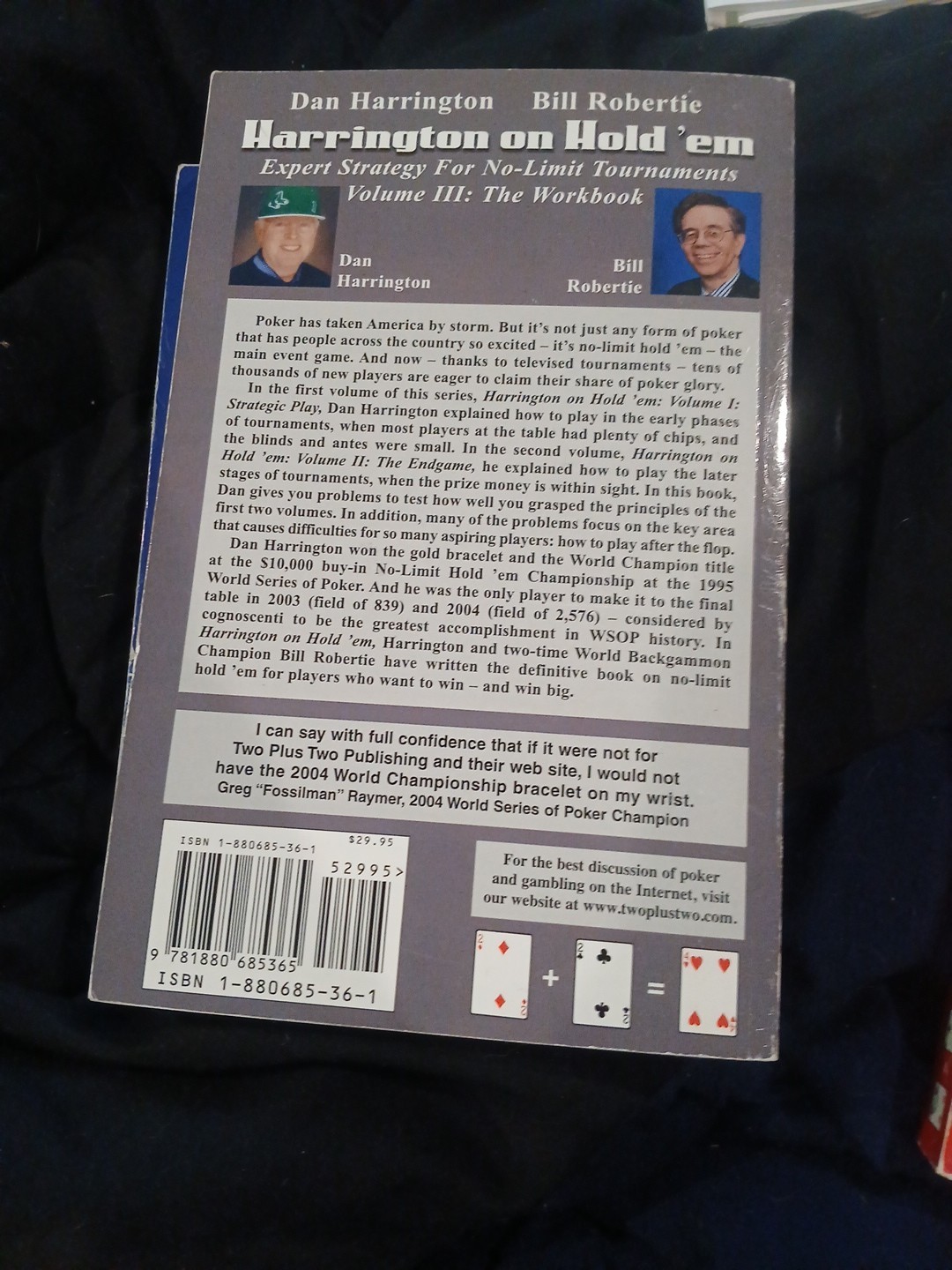 Harrington On Hold ‘Em Series Complete Set of 3 books Great Shape See Pics