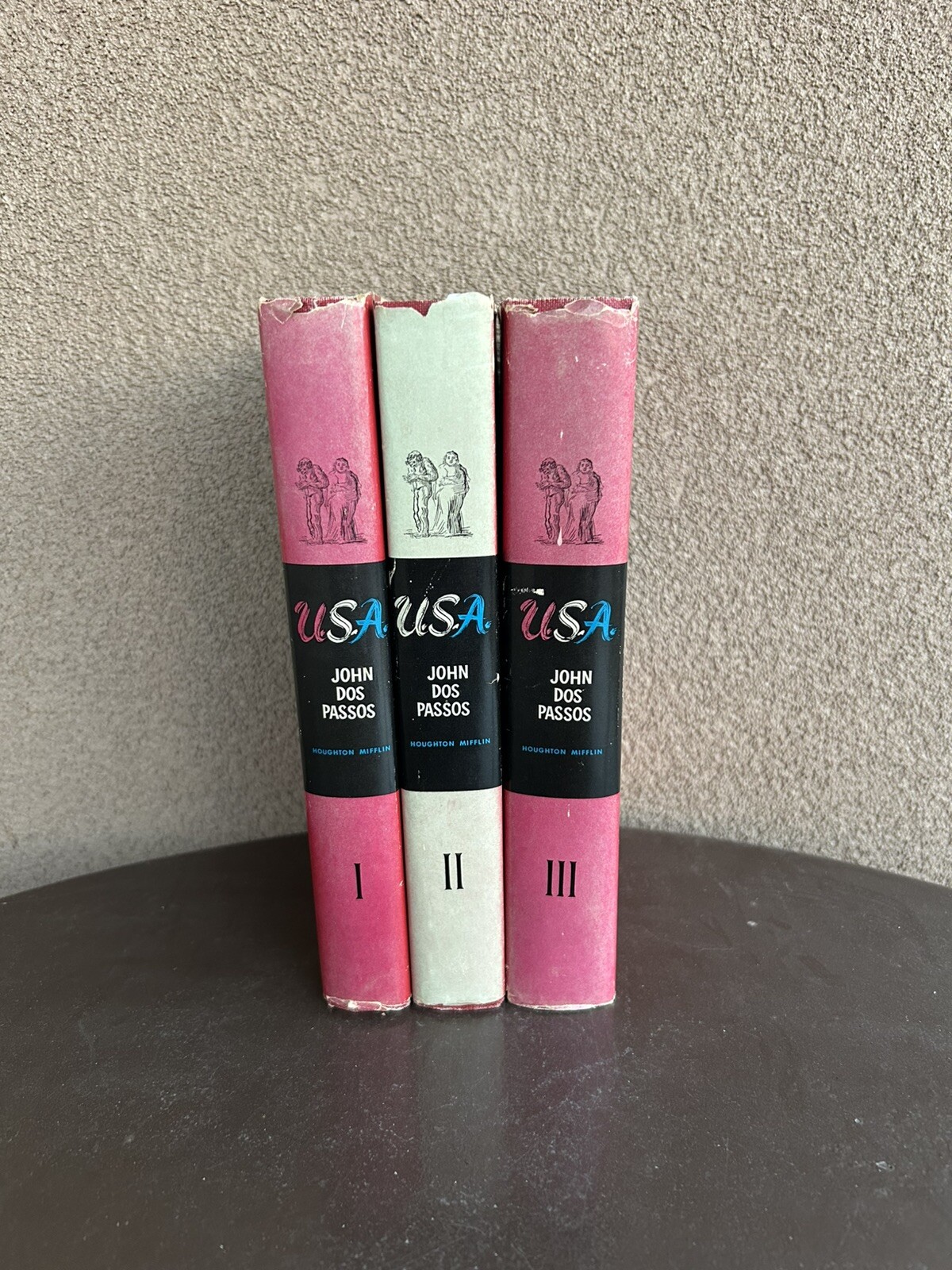 USA Trilogy by John Dos Passos; The 42nd Parallel; 1919; The Big Money 1960 HCDC