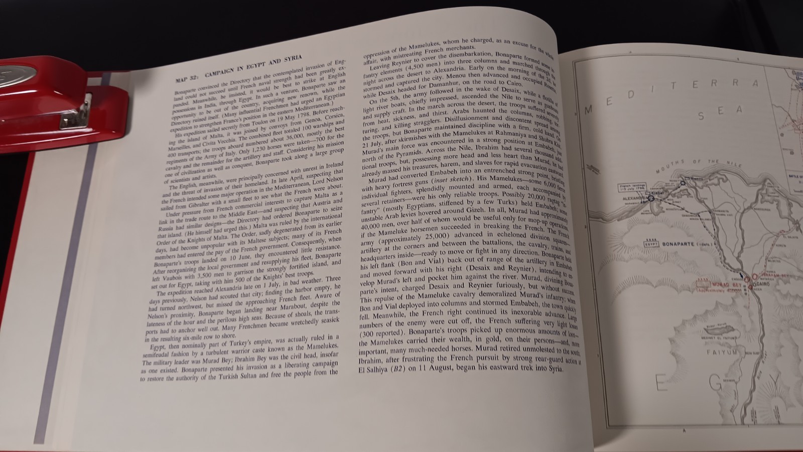 A Military History And Atlas Of The Napoleonic Wars – Vintage 1968 Hardcover