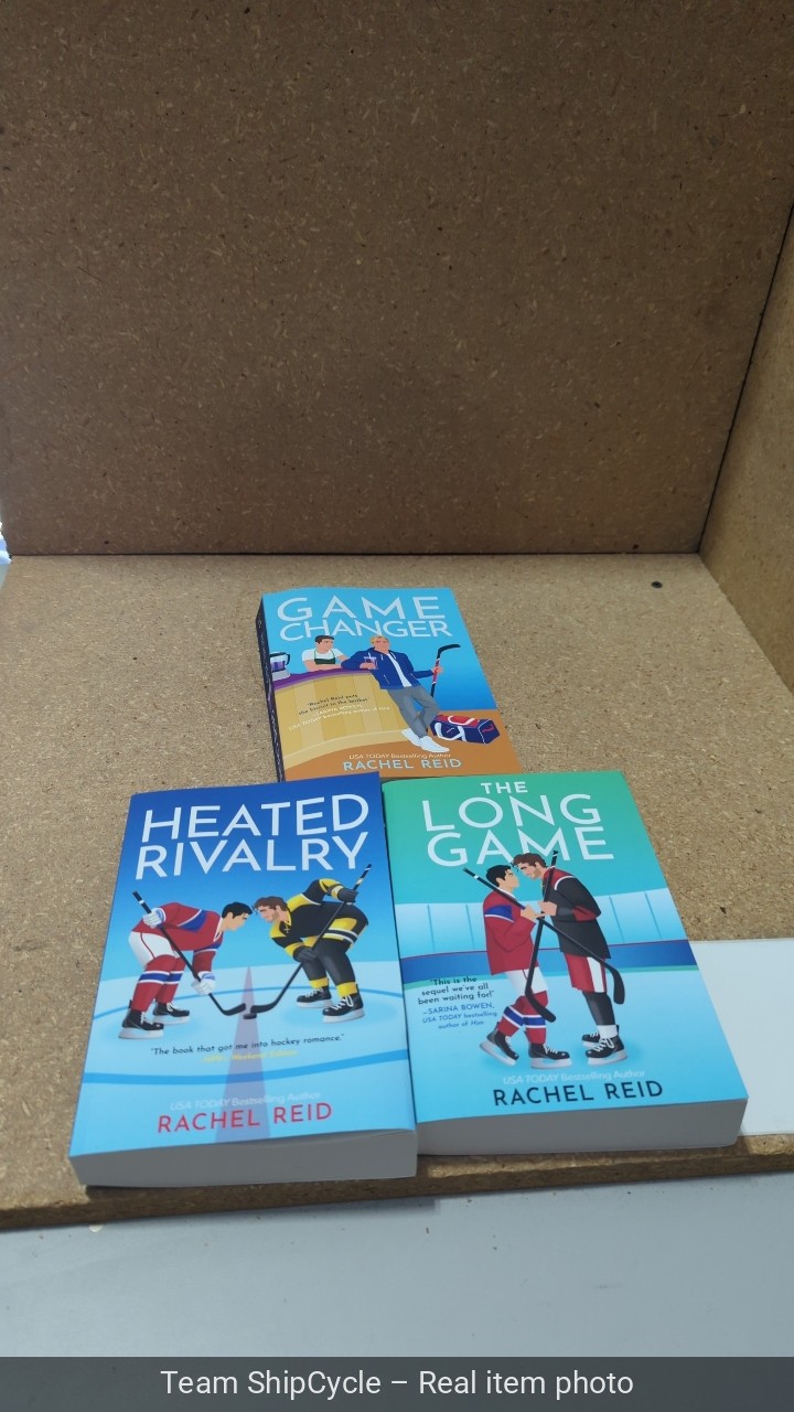 Brand Game Changers Series Heated Rivalry by Rachel Reid Lot of 3 Book G2U