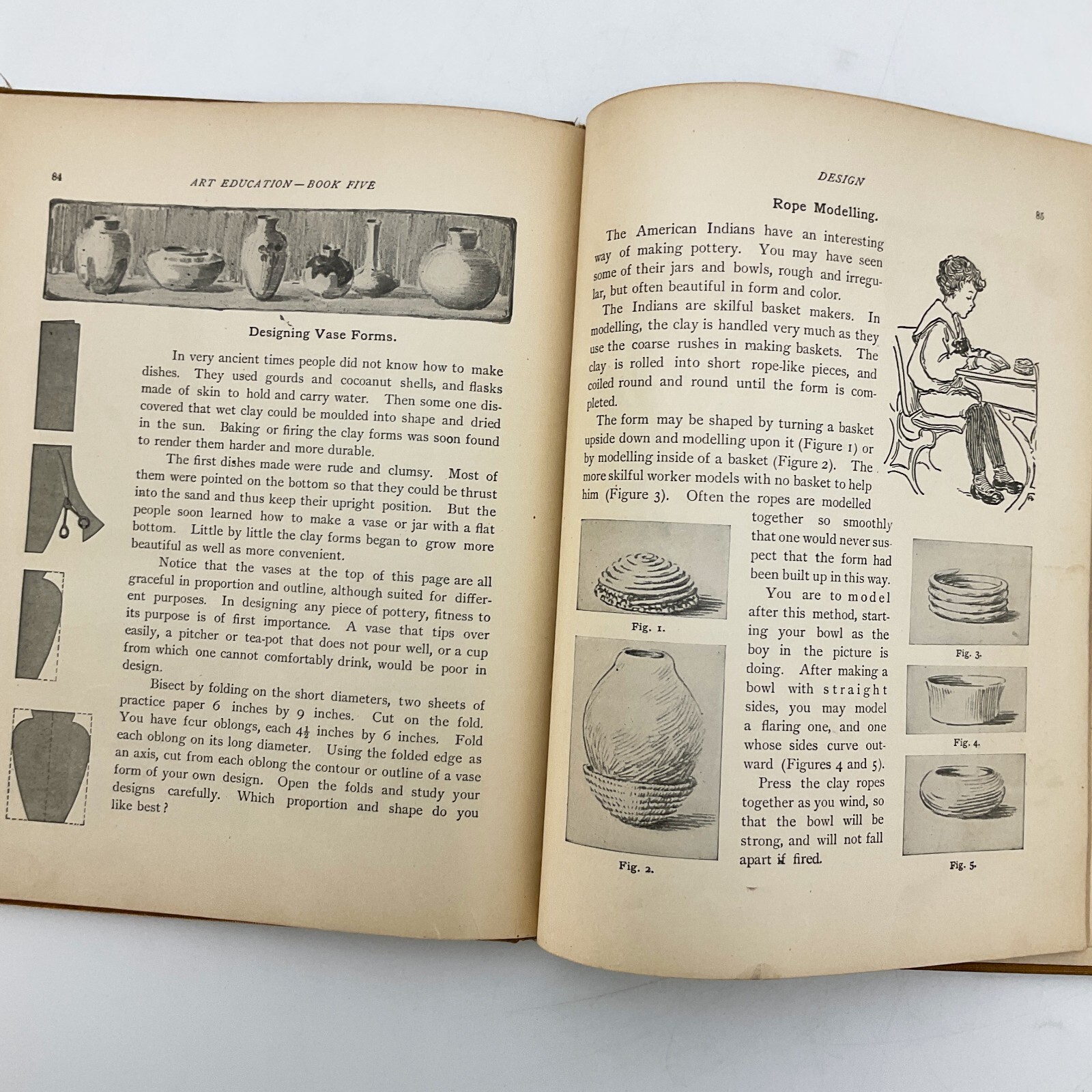 Text Books of Art Education Fifth Year Hugo Froehlich Hardcover Book 1904