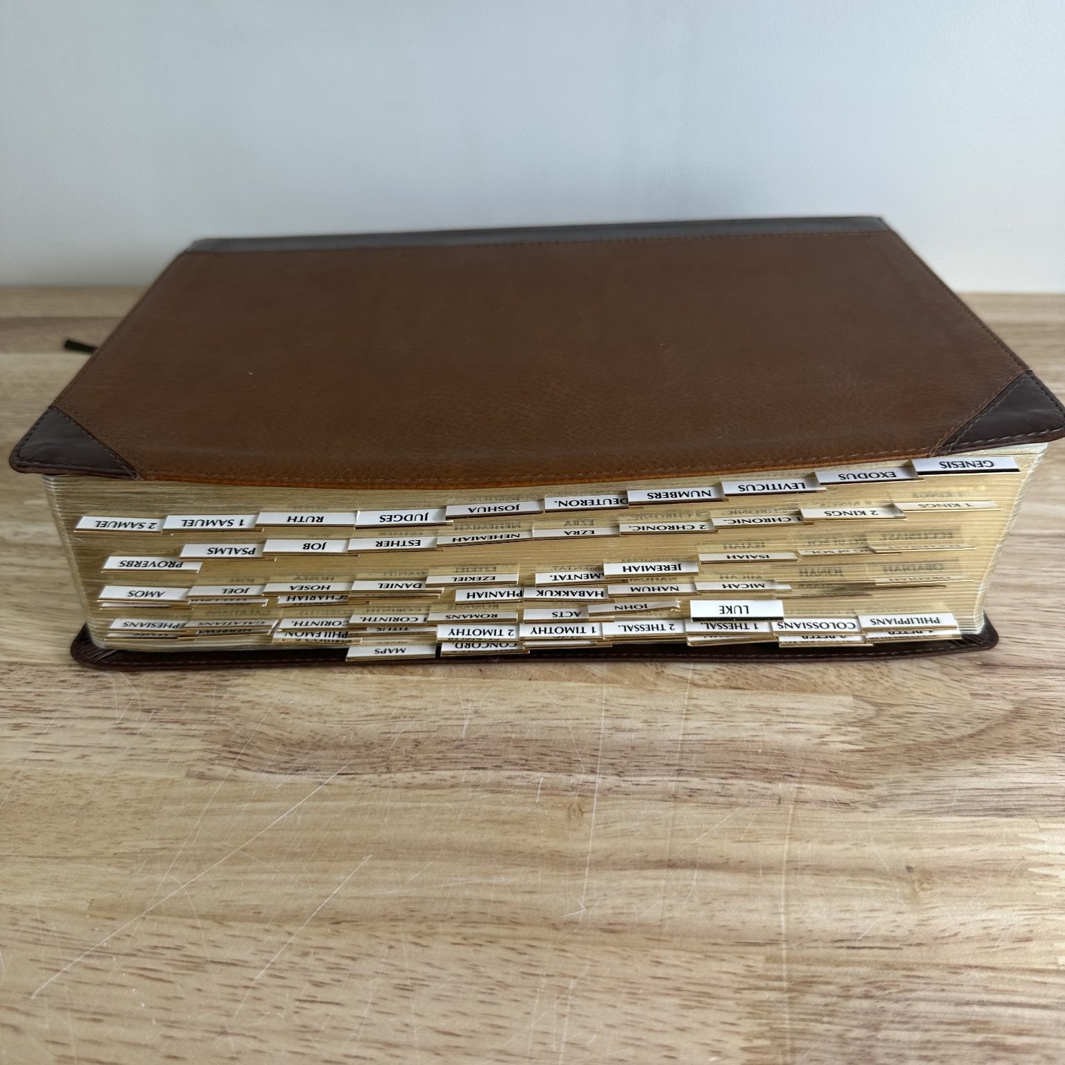 NIV Zondervan Study Bible D. A. Carson 2011 LeatherTouch Thumb Indexed Zondervan