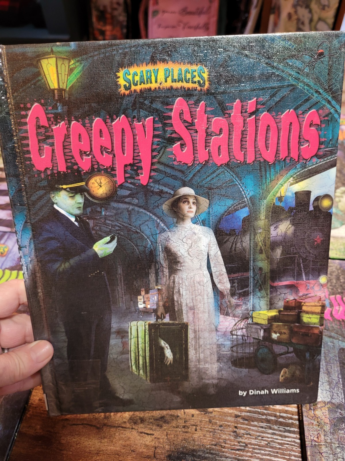 Scary Places Book Lot Of 7 HC Ex Library. GC Creepy Stations ++