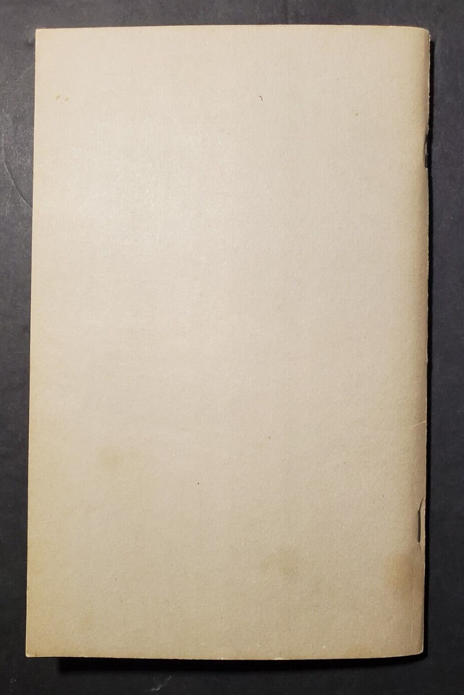 1952 Louisiana Plantation Homes Special Edition Tour Guide Booklet