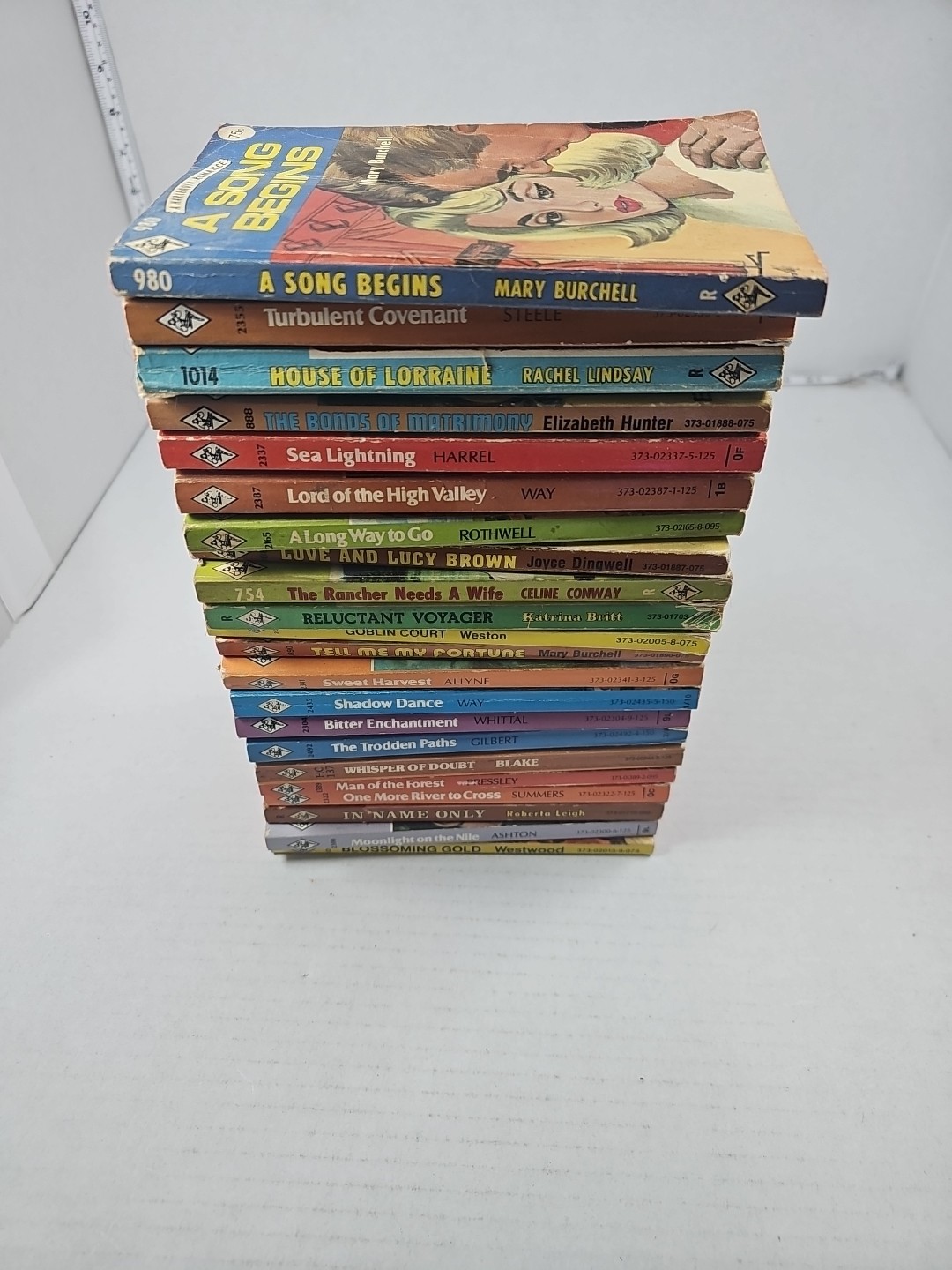 Lot of 22 Harlequin Romance Assortment Vintage 1960s-1980s
