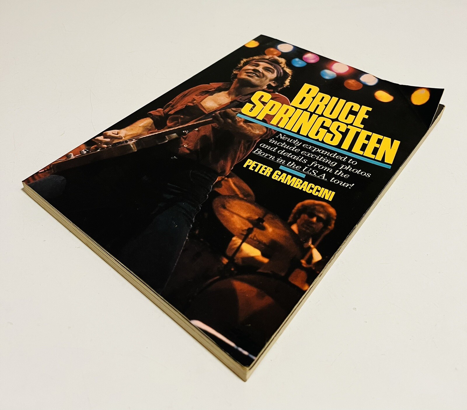 Bruce Springsteen by Peter Gambaccini Softcover Book 1985 159 Pages
