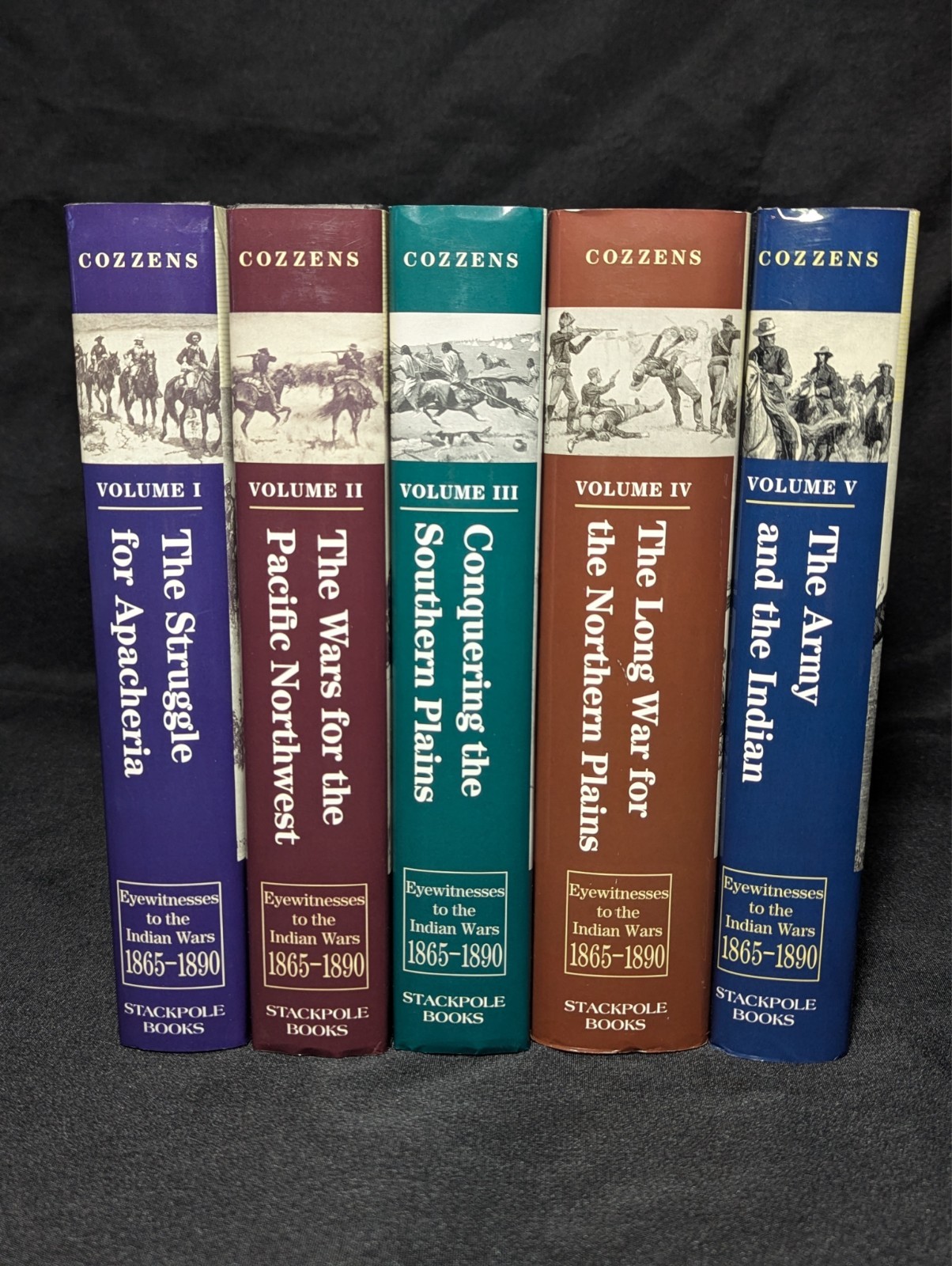 Eyewitnesses to the Indian Wars 1865-1890 Complete 5 Volume Set Peter Cozzens HC