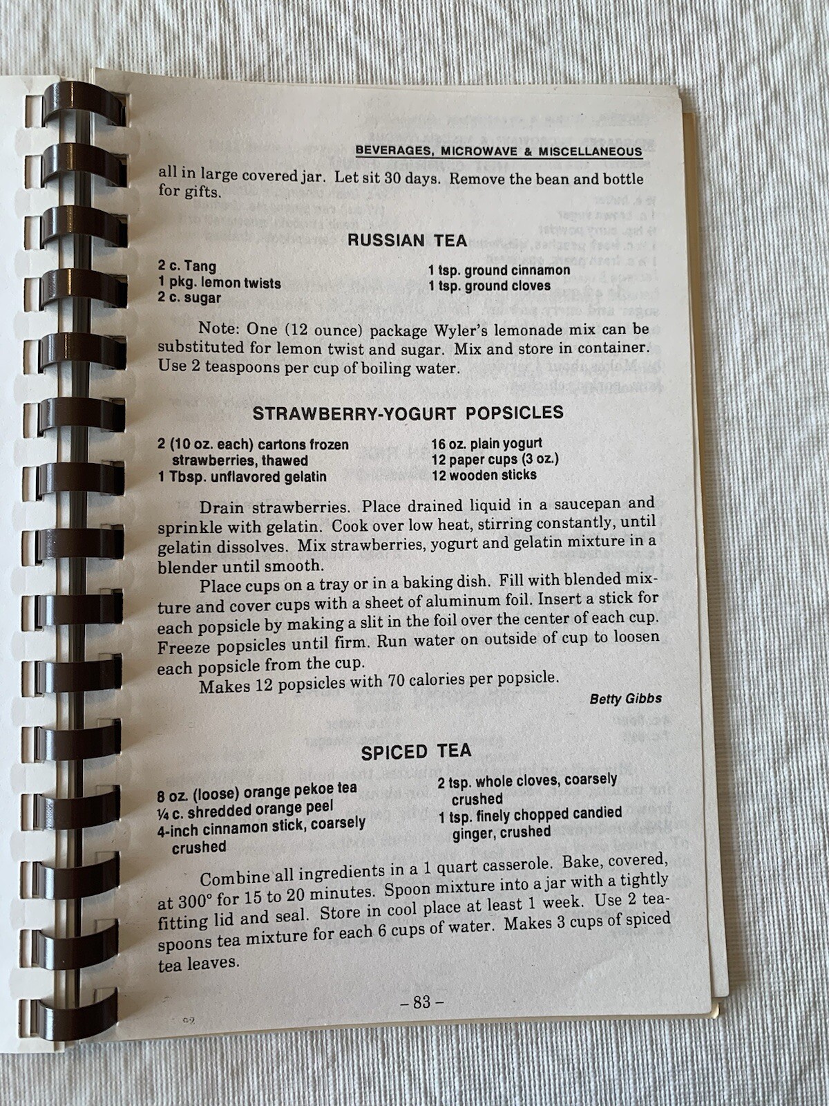 Cherished recipes Cook Book by the Mission-Aires San Diego CA. 1991?