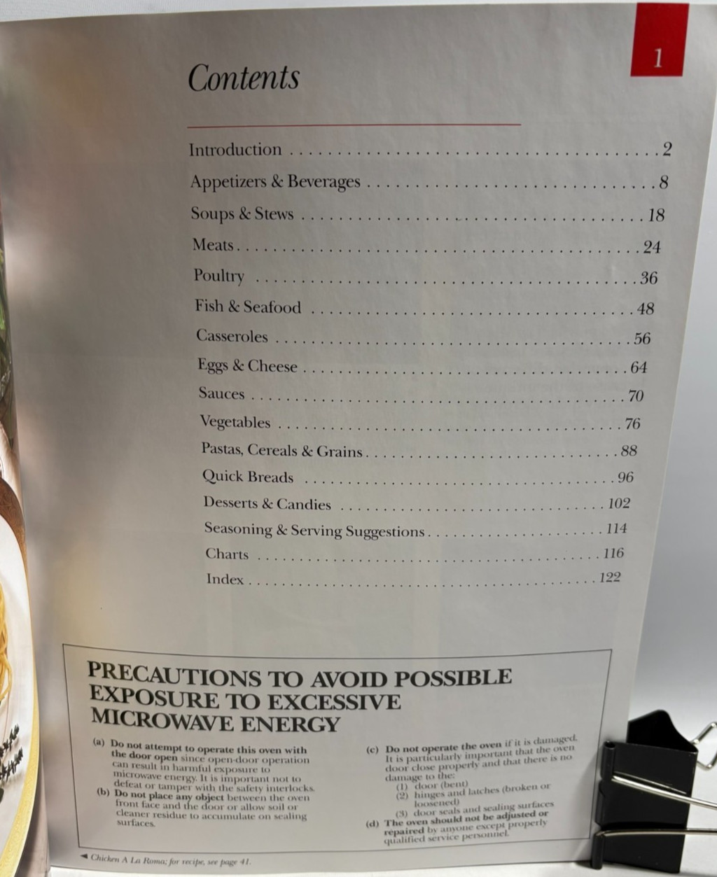 The Microwave Cookbook, 1998 General Electric Company