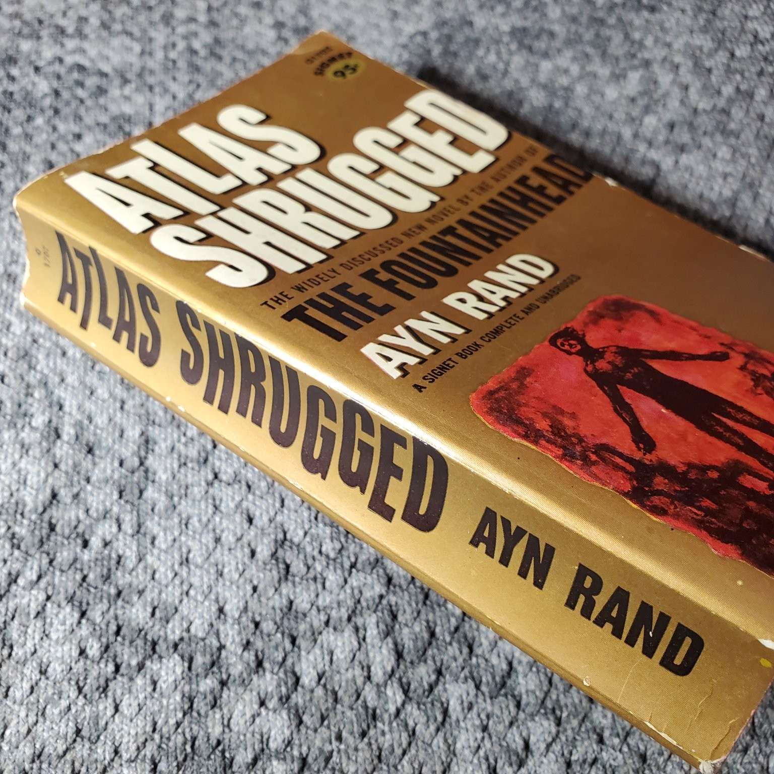 Atlas Shrugged Ayn Rand 1963 Thirteenth Printing Paperback Signet Book