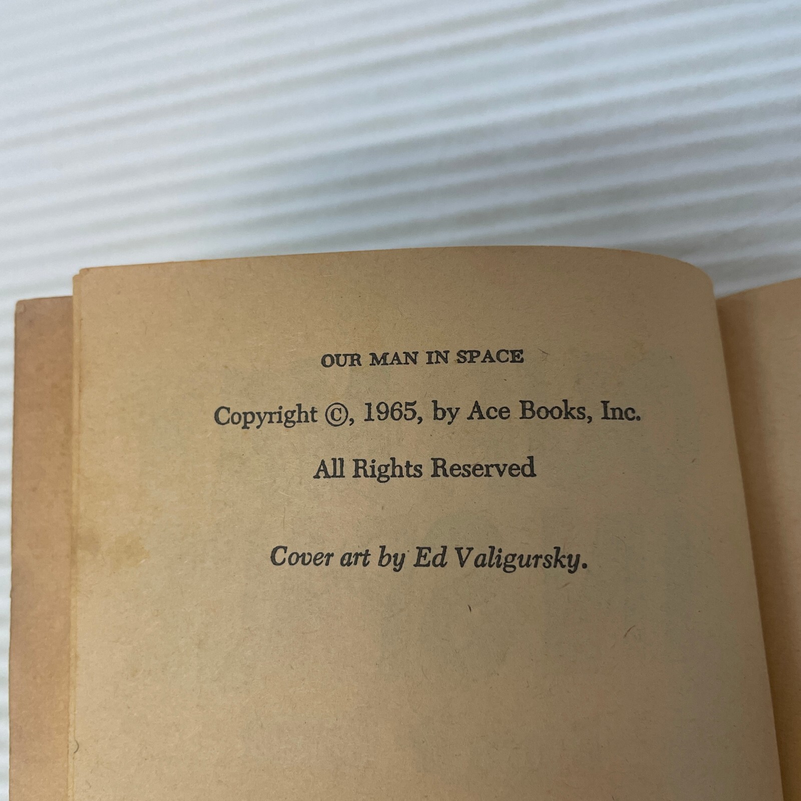 Ultimatum In 2050 A.D. Science and Our Man In Space Fiction Paperback Book 1965