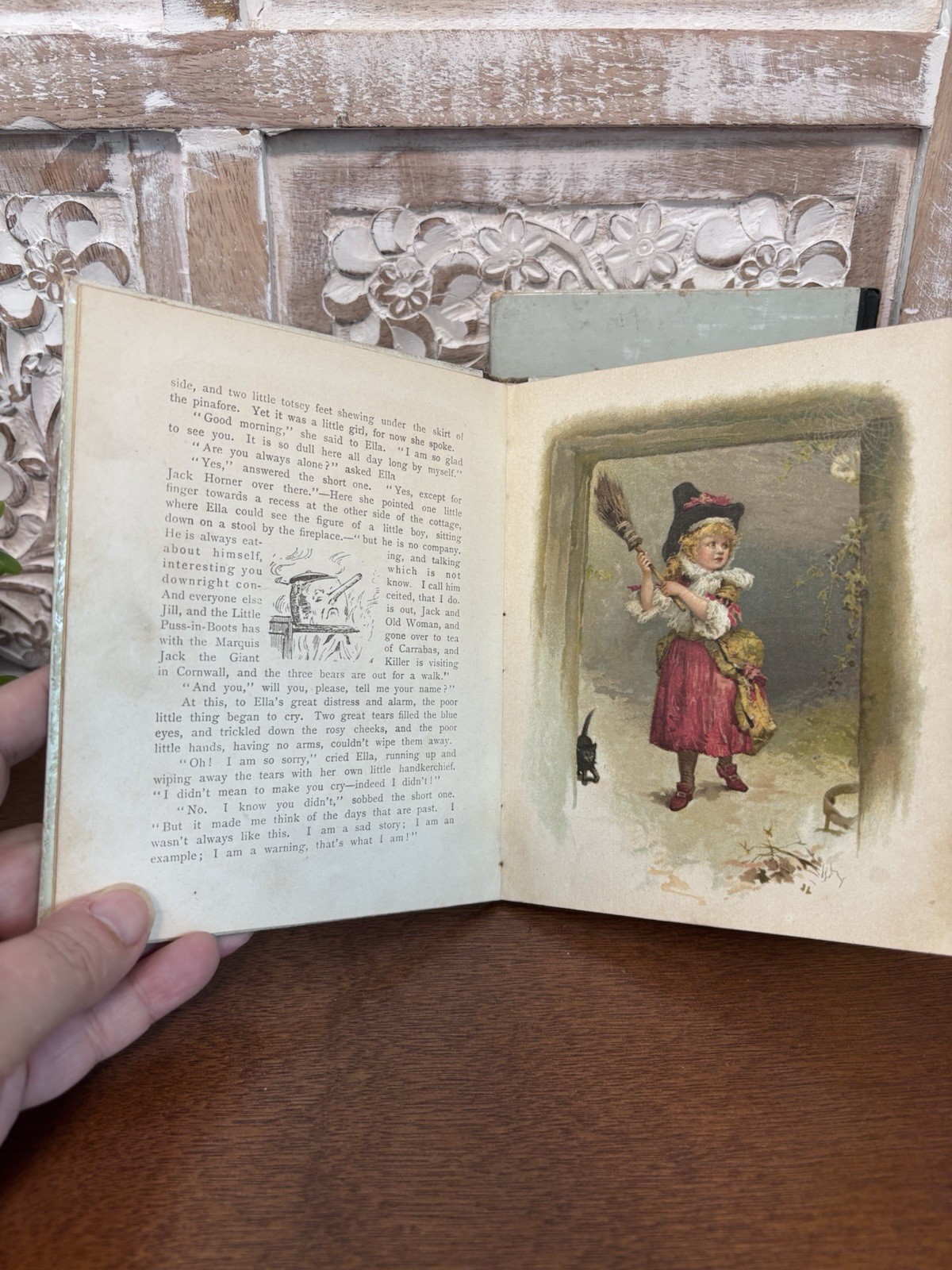 Two Antique Books by Ernest Nister at Nuremberg “A Sweet Story & Very Pretty”