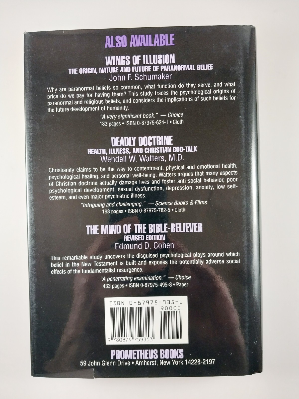 Corruption of Reality : A Unified Theory of .. by John F. Schumaker (1995, HC)