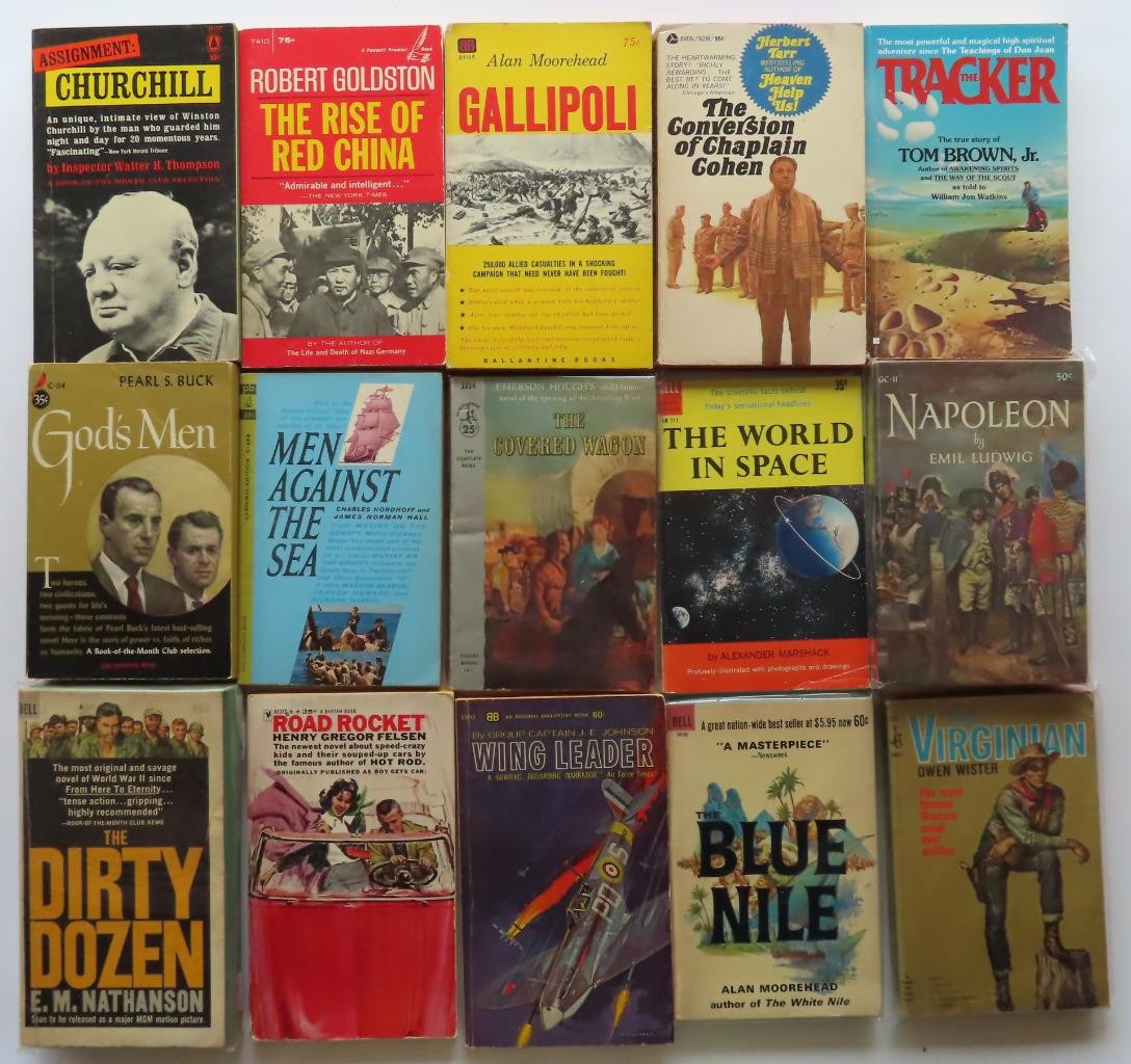 Lot of 36 Older Paperbacks Fiction, Nonfiction, Various Authors & Genres HQ