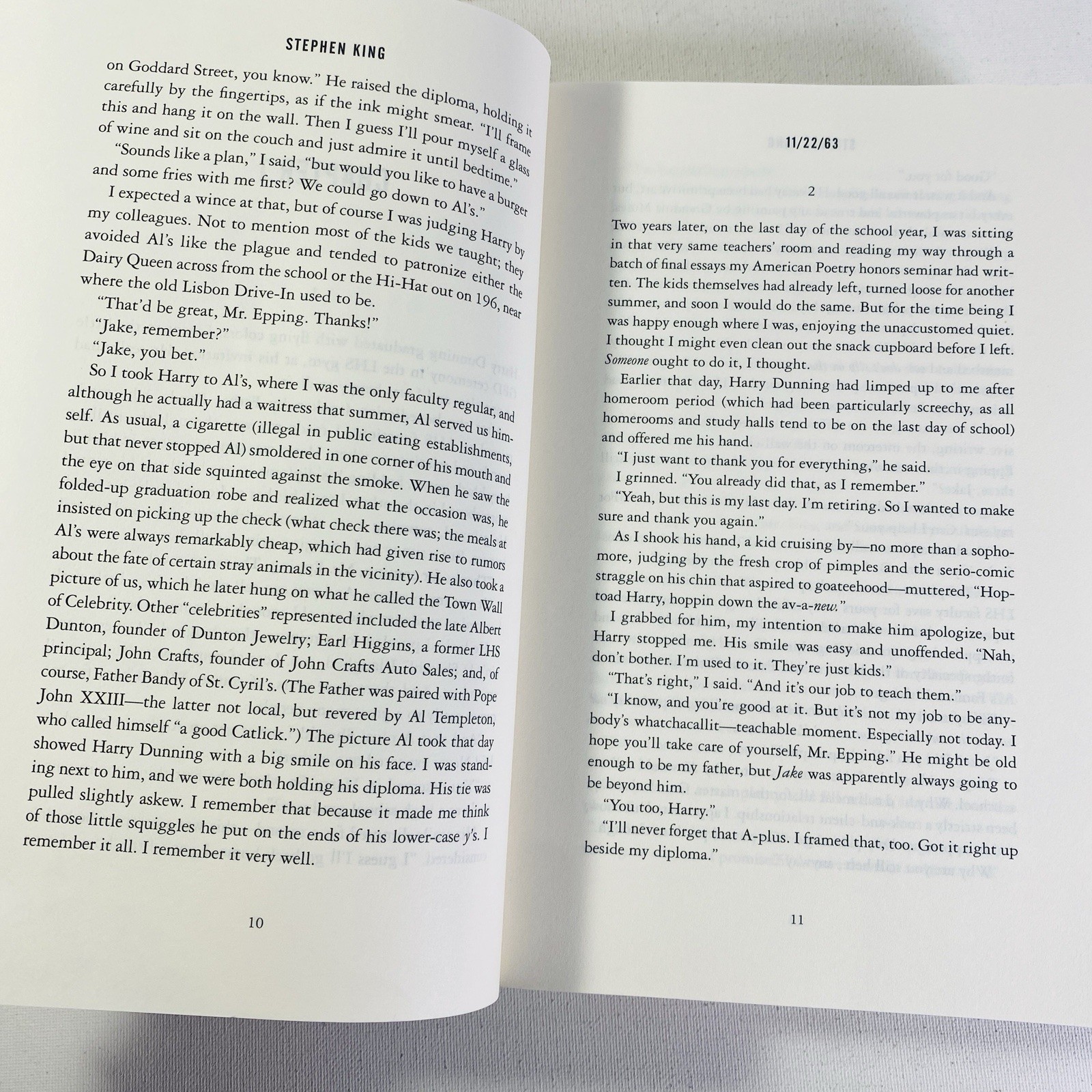 11/22/63 : A Novel by Stephen King (2012, Trade Paperback)