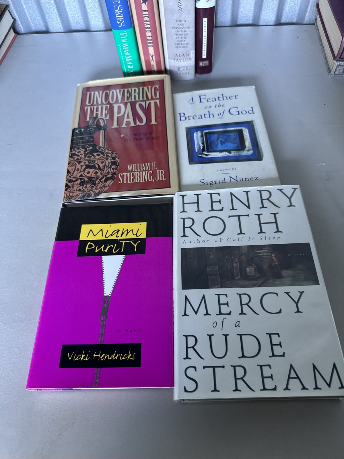 Lot Of 8 Novels Mixed Authors, Genres And Titles Hardcover Dust Jacket Books