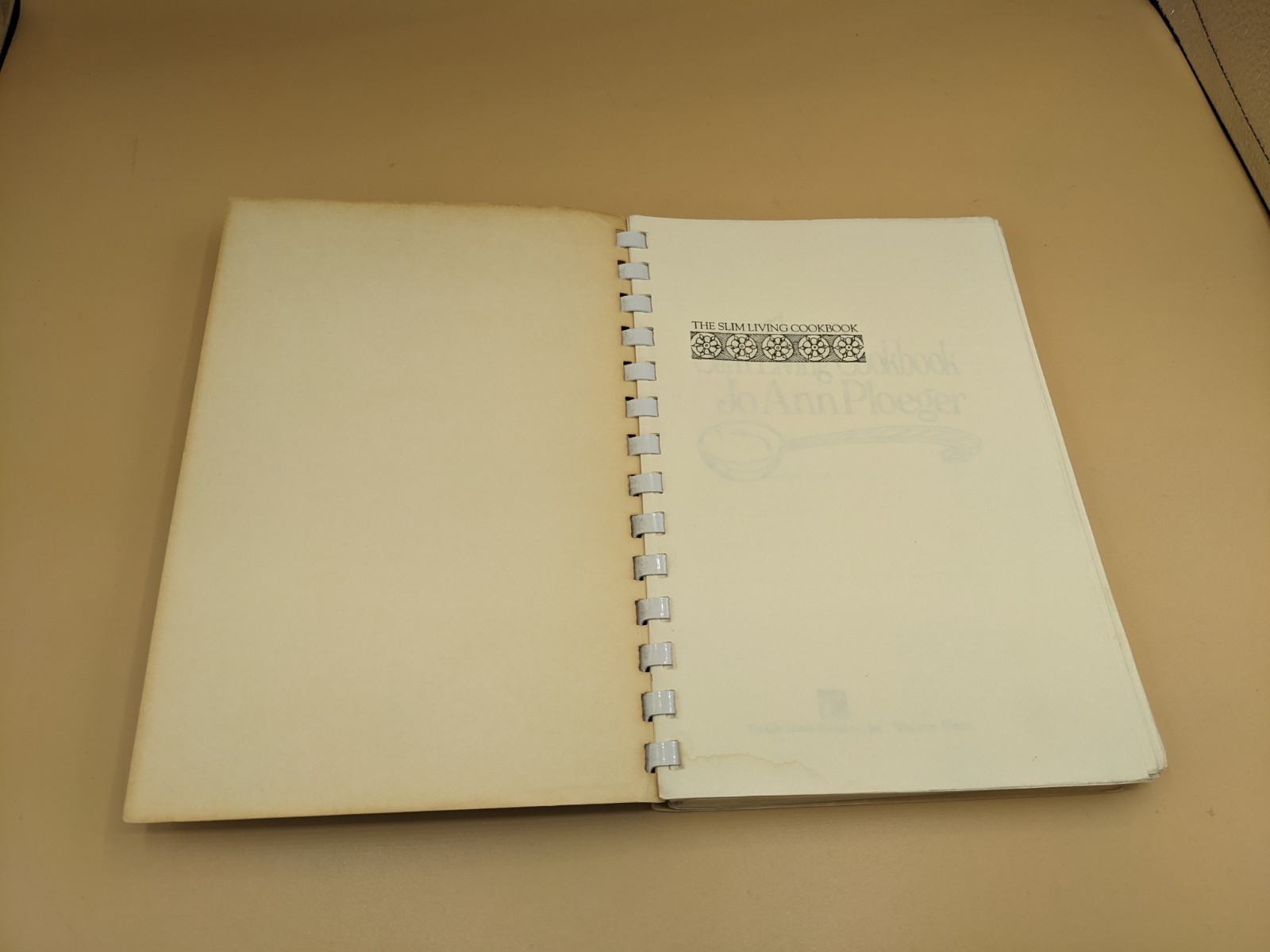 Cookbook: The Slim Living Cookbook 1981 Over 500 Recipes Spiral PB Pages 181