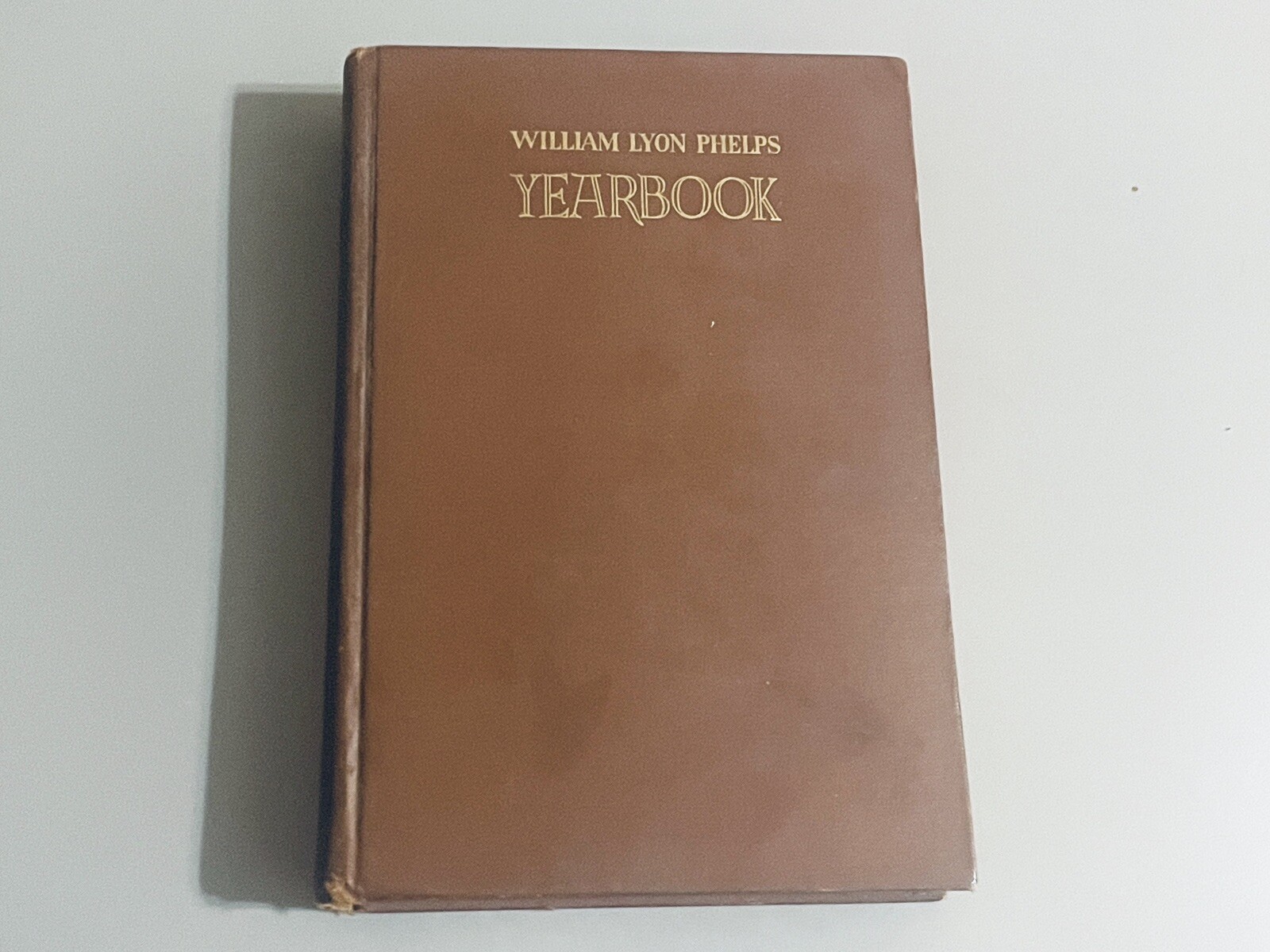 VTG “Yearbook” William Lyon Phelps 1935 Signed Good