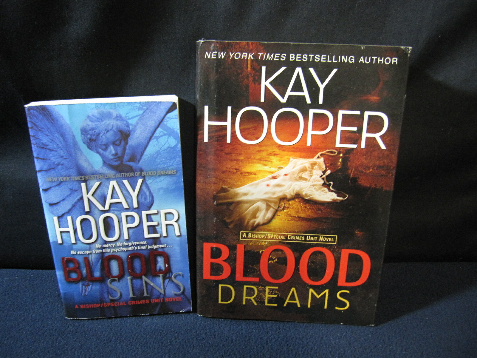 Kay Hooper: Blood Sins (PB) and Blood Dreams (HB) – Includes Shipping!!